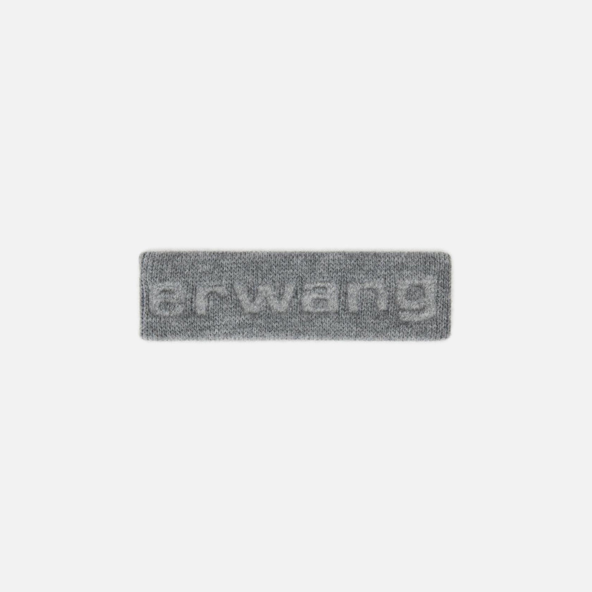 Alexander Wang Deboss Headband - Medium Grey Melange