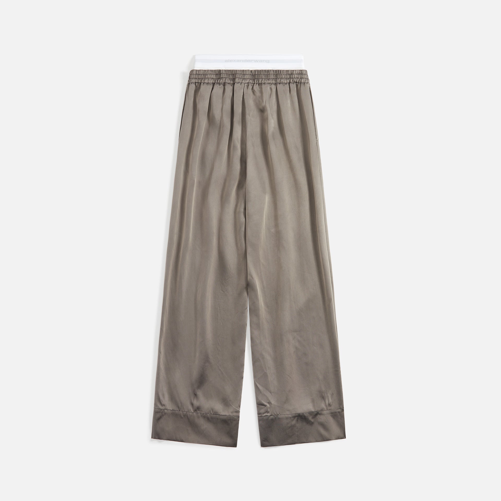 Alexander Wang Boxer Pant with Logo Elastic Combo - Grey / Black