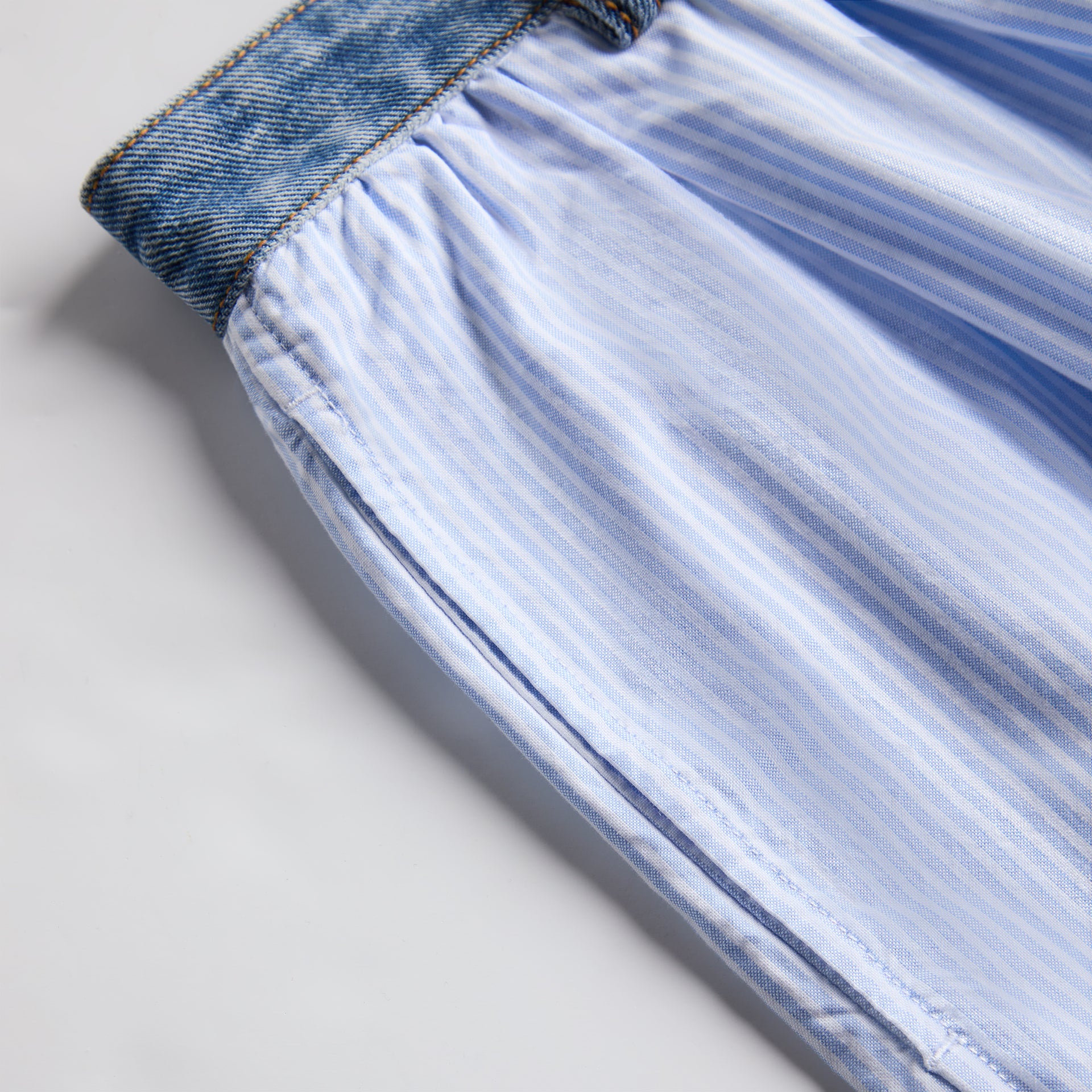 Alexander Wang Denim Waistband Short - Blue