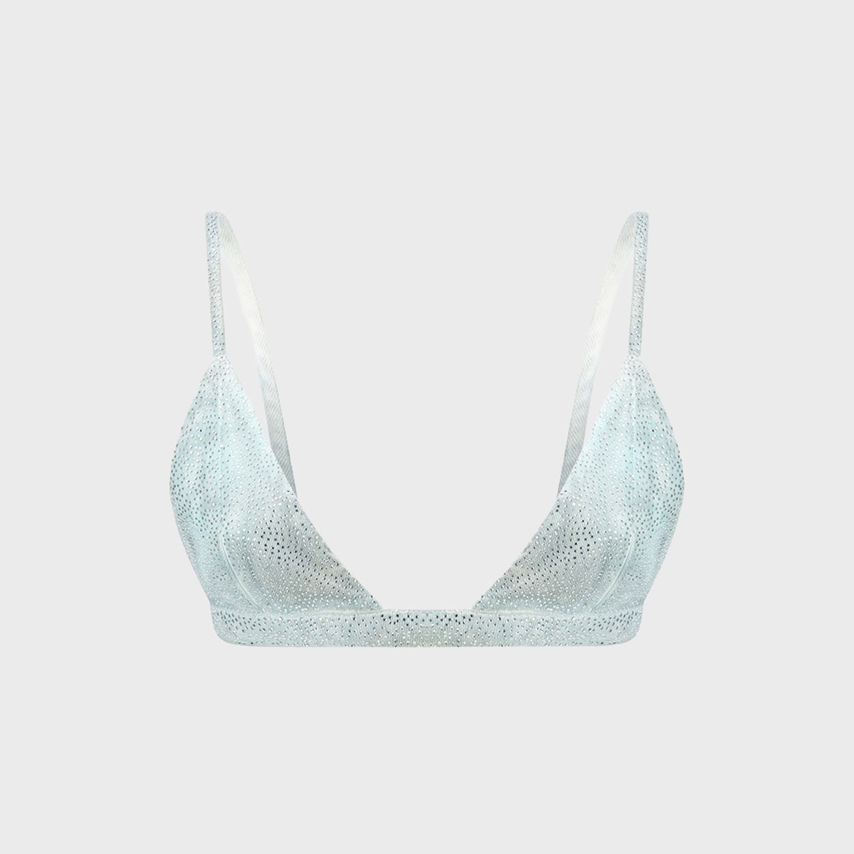 The Attico Crystal Bra - Grey Degrade