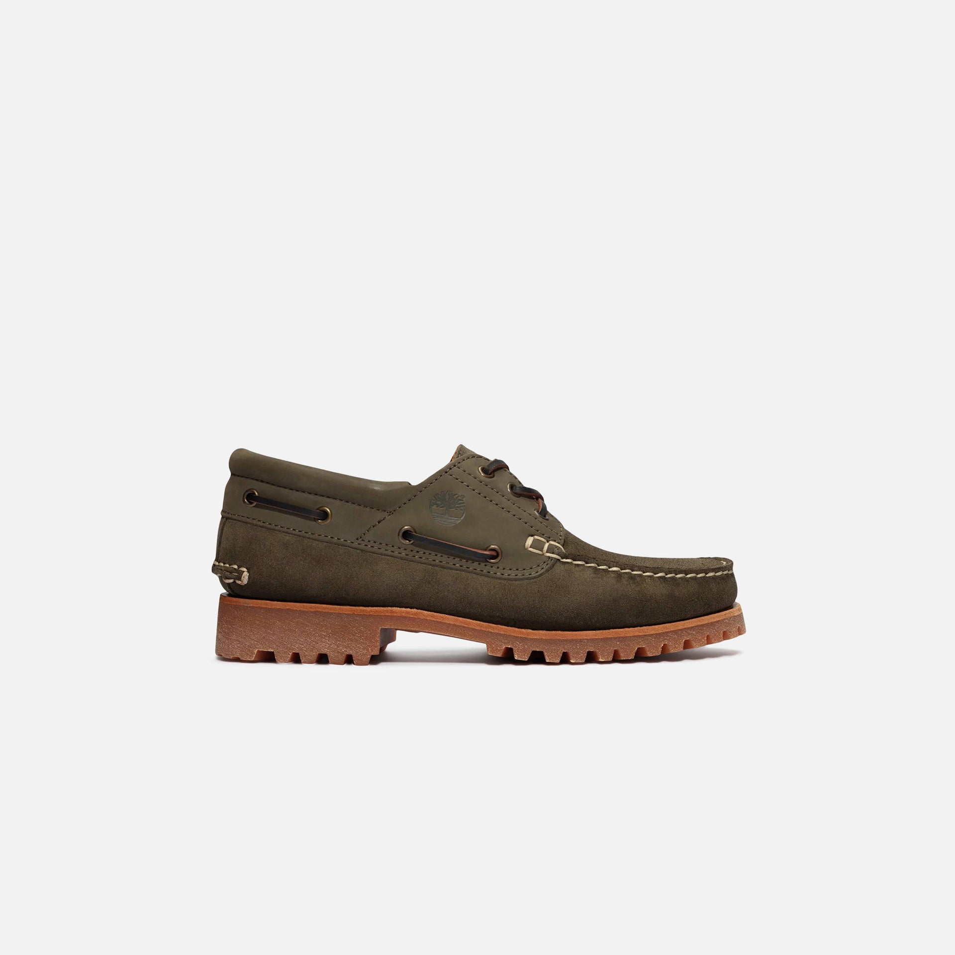 Timberland Authentic 3 Eye Classic Lug - Dark Green Suede
