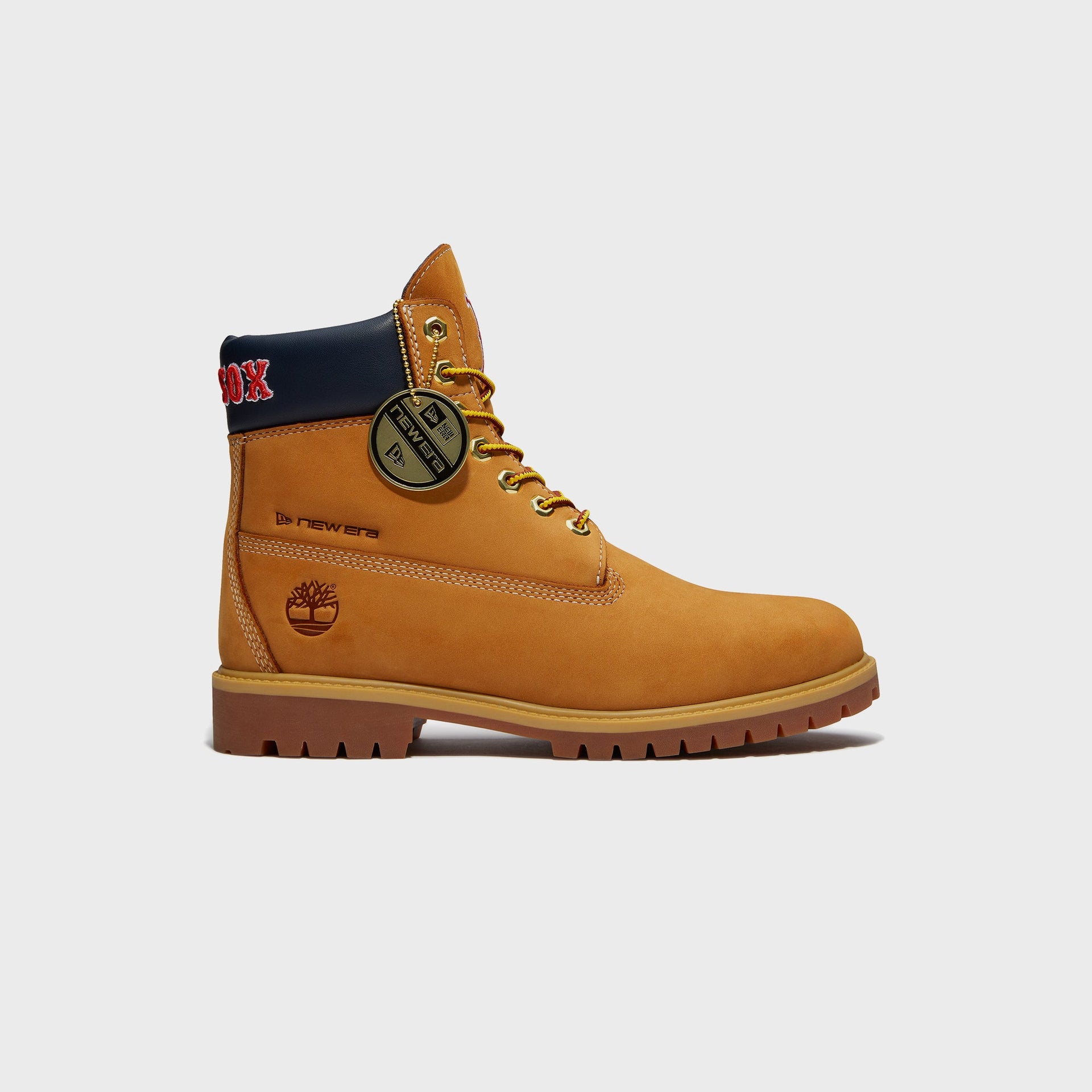 Timberland x New Era Heritage Premium 6-Inch Boston Red Sox Waterproof Boot - Wheat