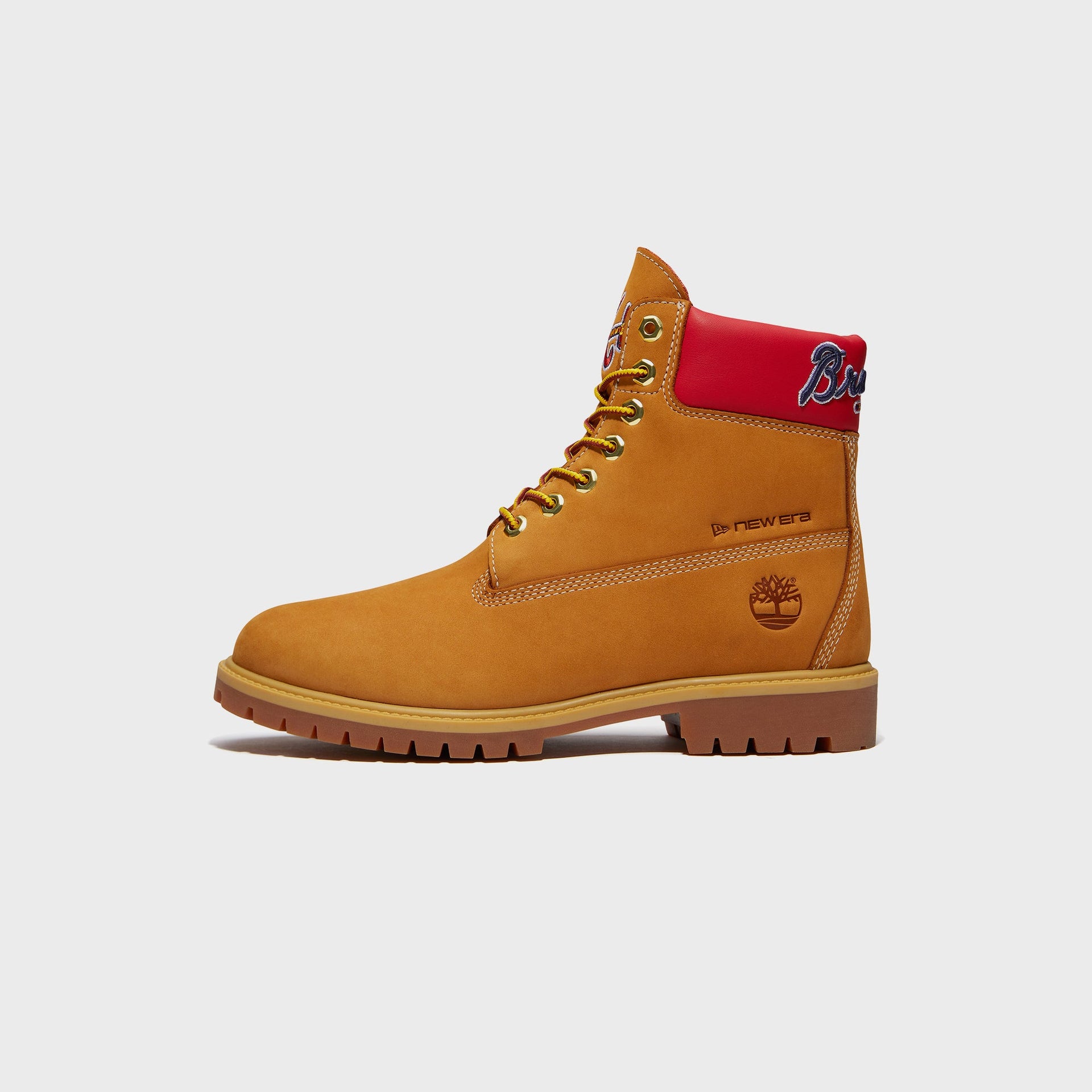Timberland x New Era Heritage Premium 6-Inch Atlanta Braves Waterproof Boot - Wheat