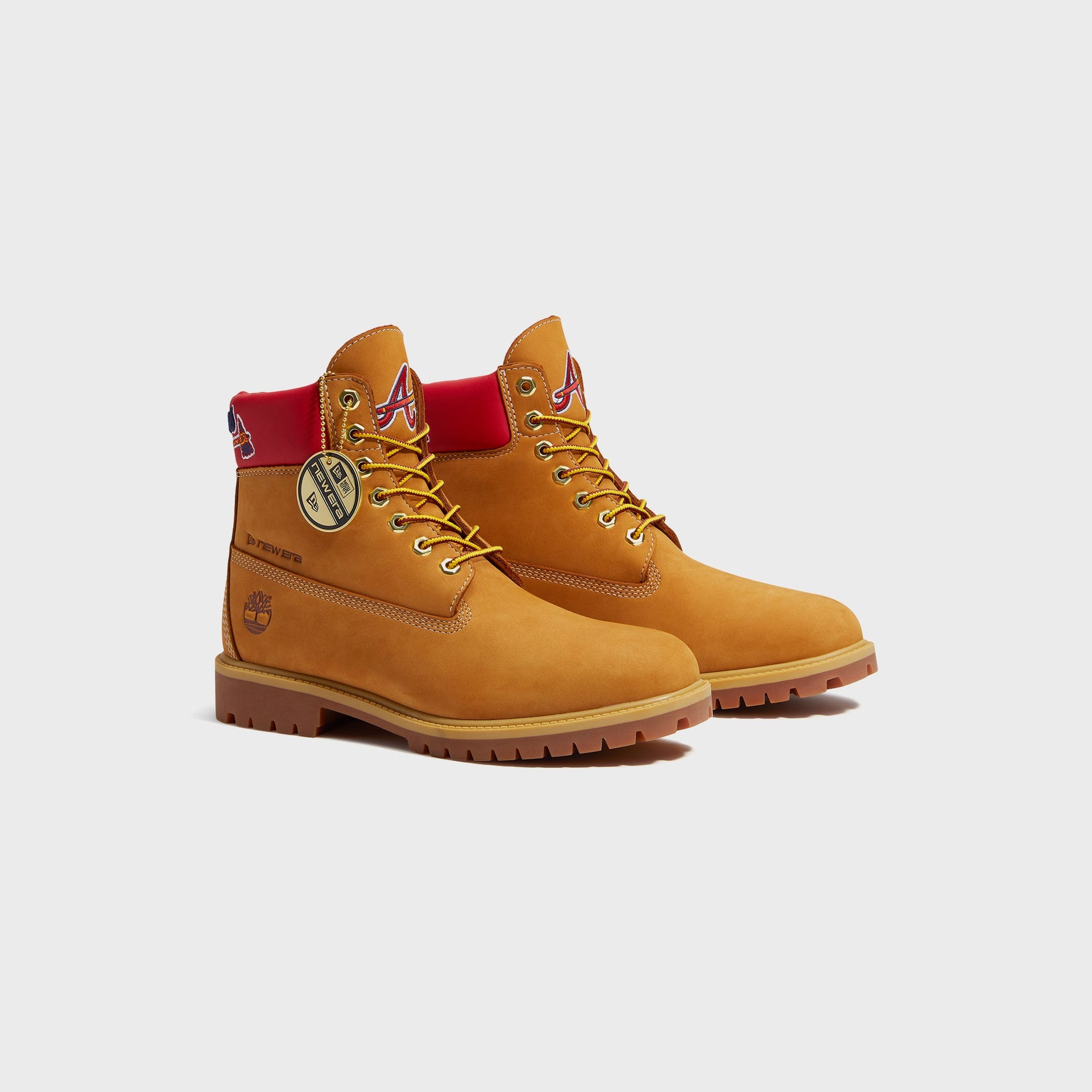 Timberland x New Era Heritage Premium 6-Inch Atlanta Braves Waterproof Boot - Wheat