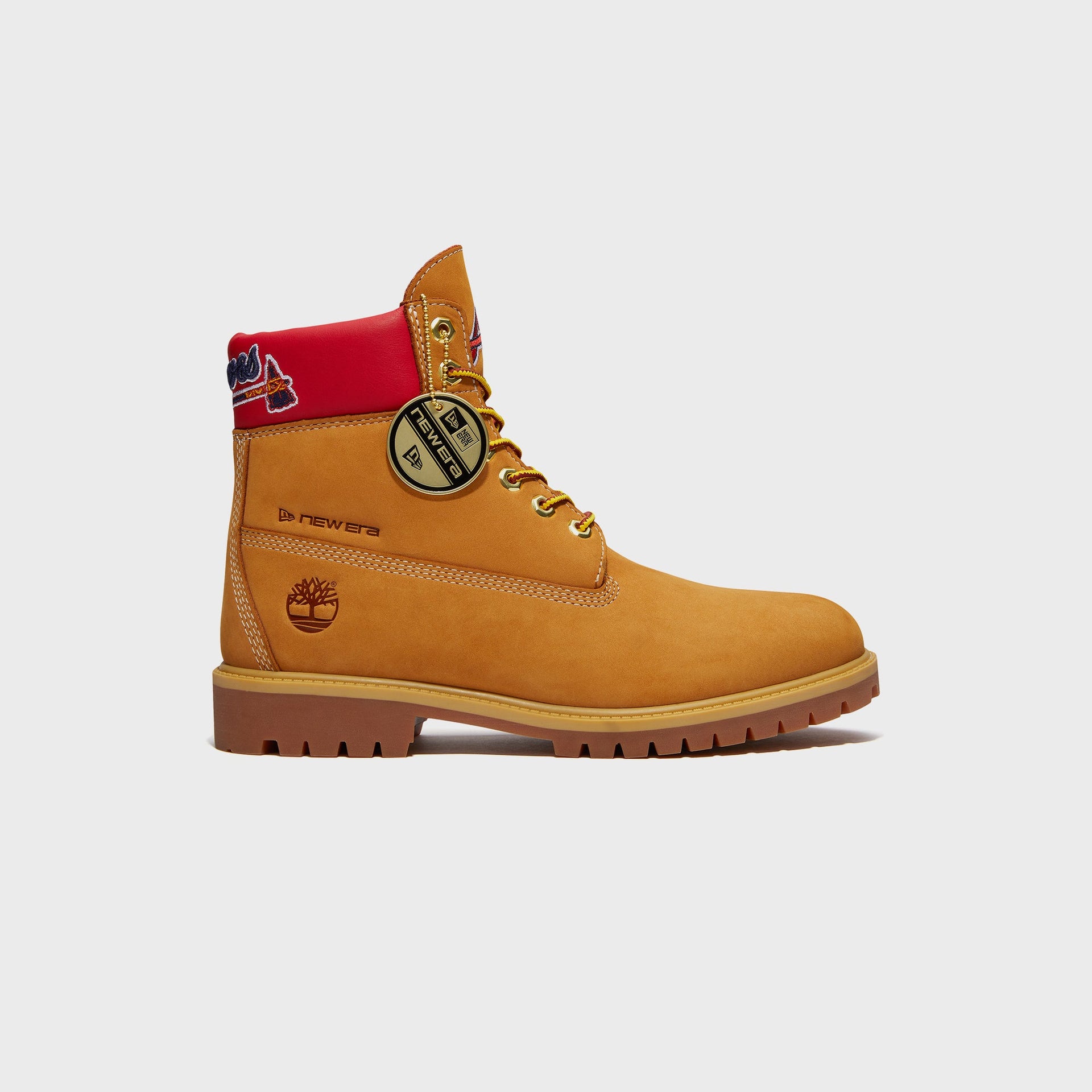 Timberland x New Era Heritage Premium 6-Inch Atlanta Braves Waterproof Boot - Wheat