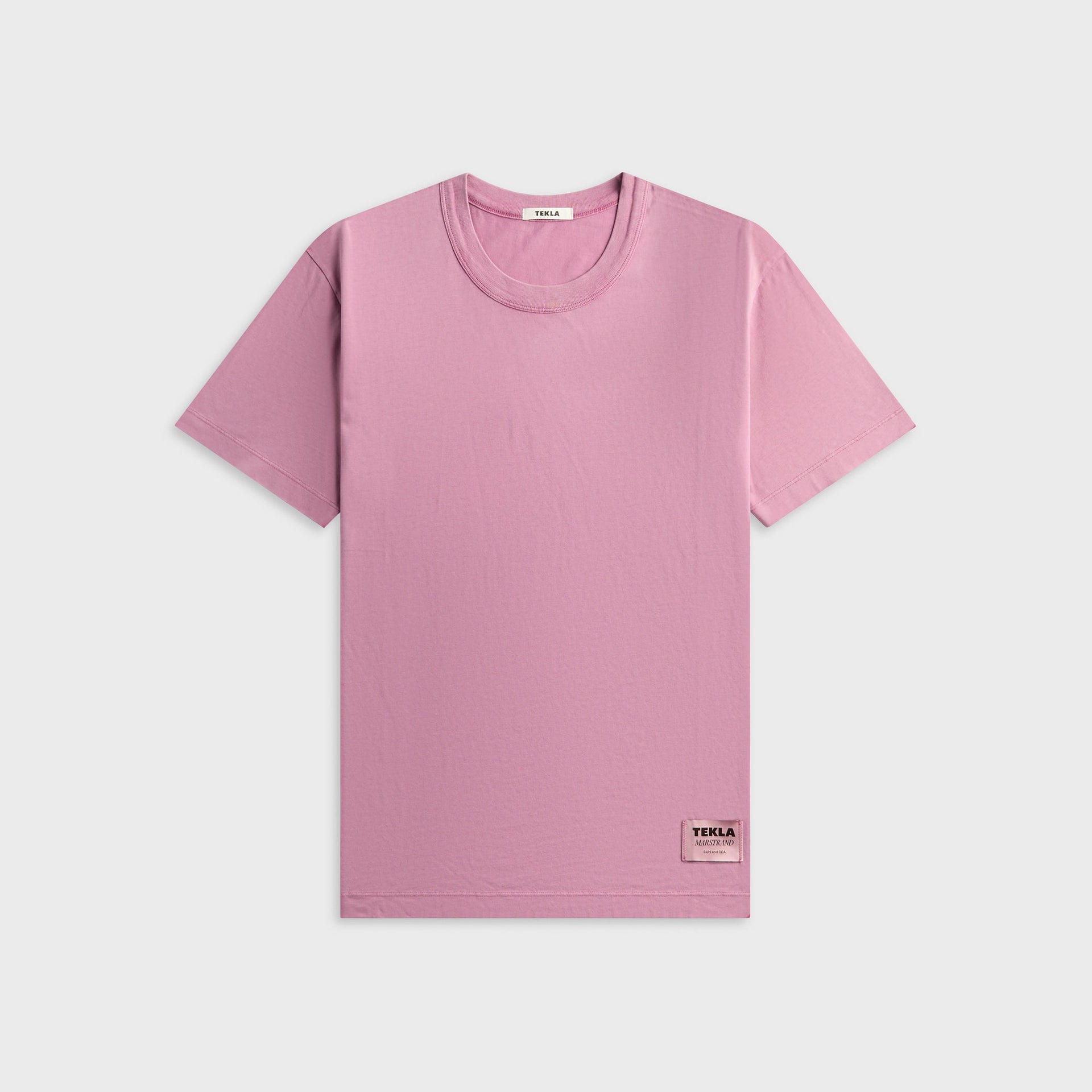 Tekla Mens Tee - Sun Bleached Fuchsia