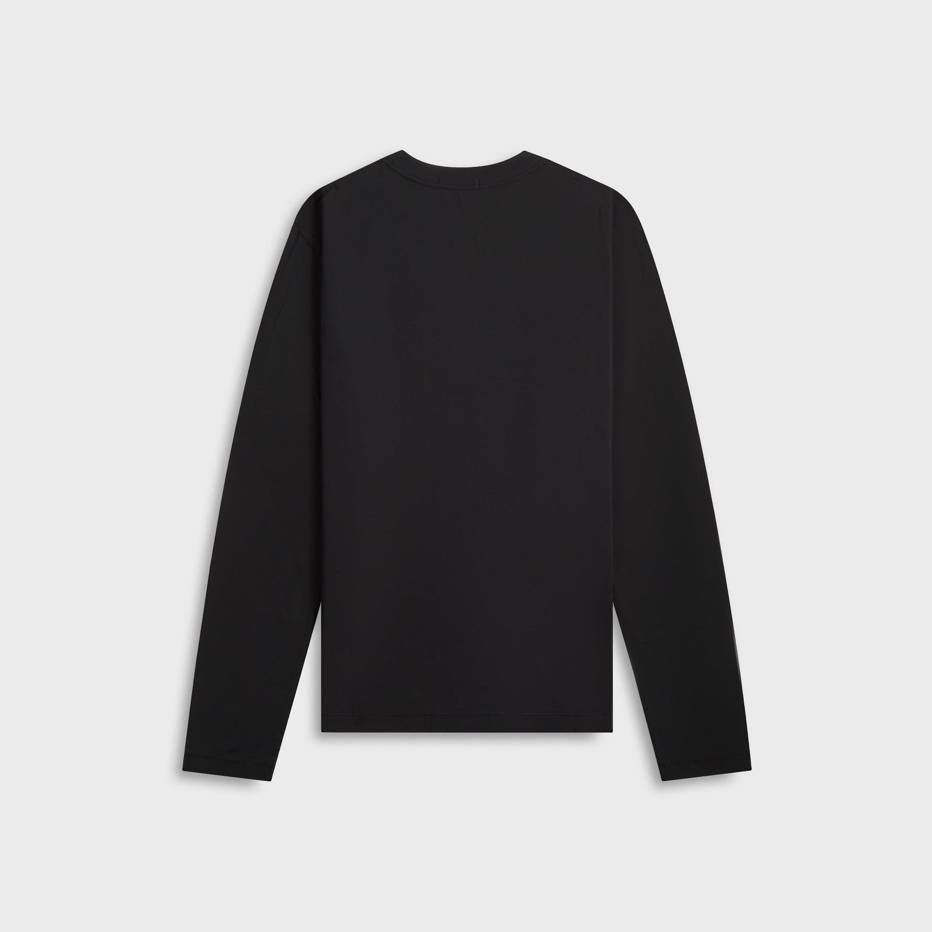 Tekla Long Sleeve Sleeping Tee - Black