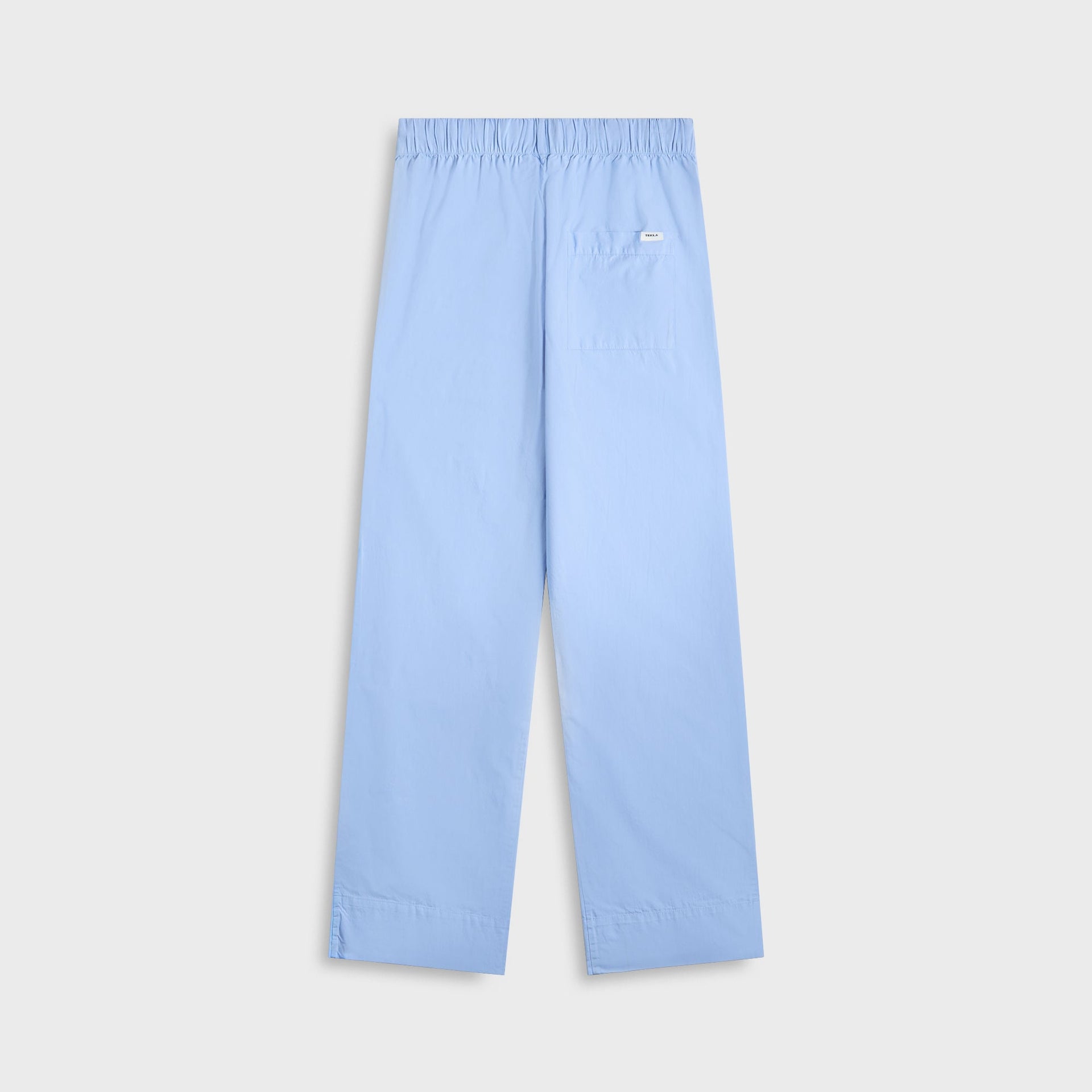 Tekla Poplin Pyjama Pant in Solid Cornflower Blue