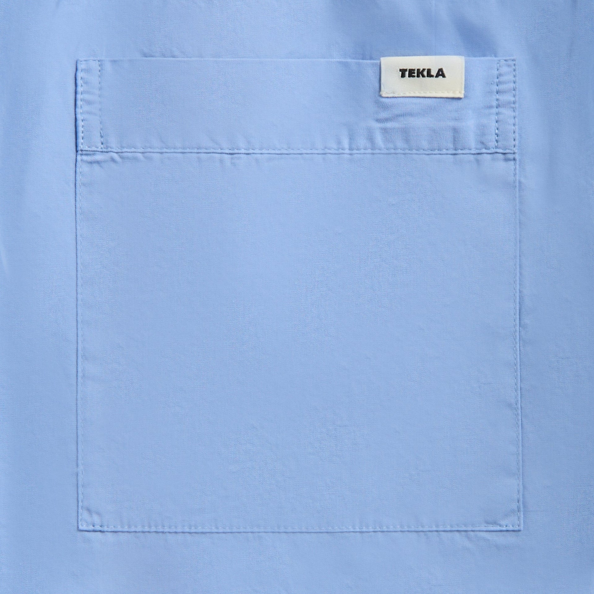 Tekla Poplin Pyjama Pant in Solid Cornflower Blue