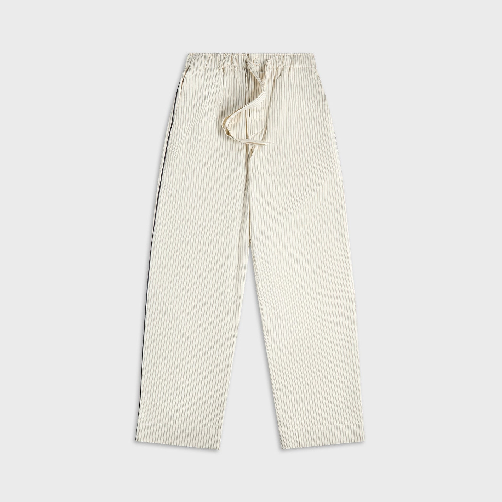 Tekla Sateen Pyjama Pant - Brown Pin Stripes