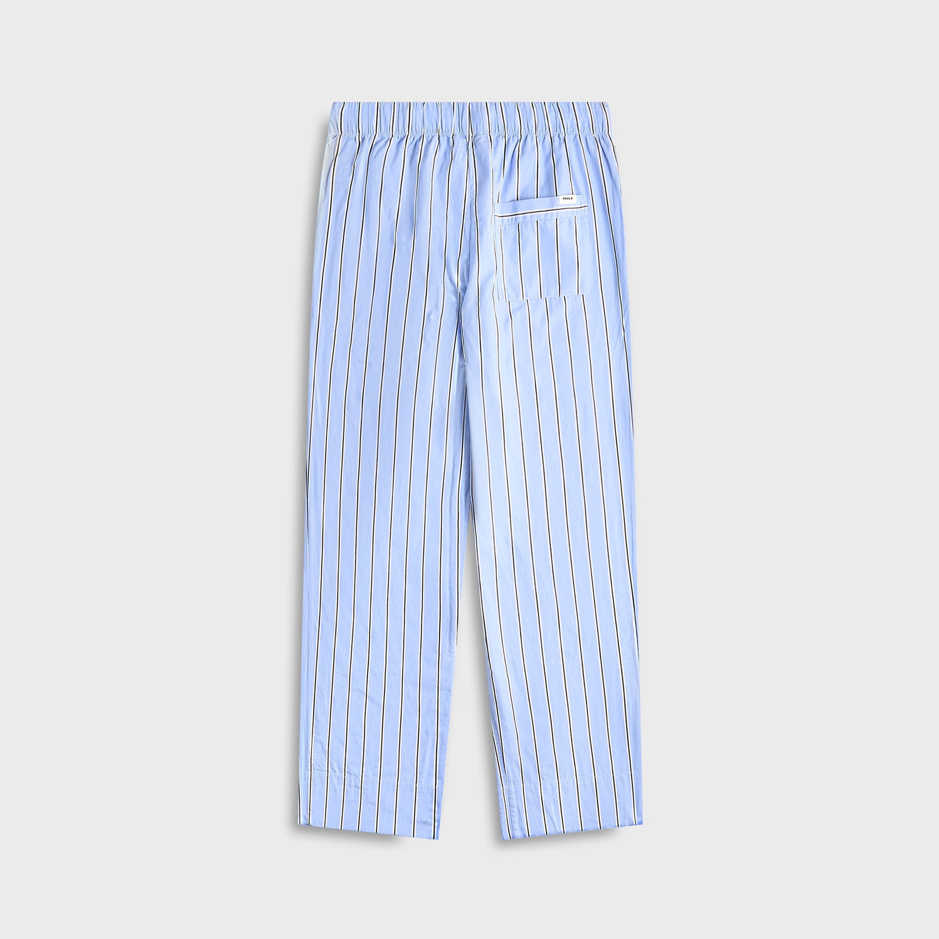 Tekla Poplin Pyjama Pants in Bassett Stripes