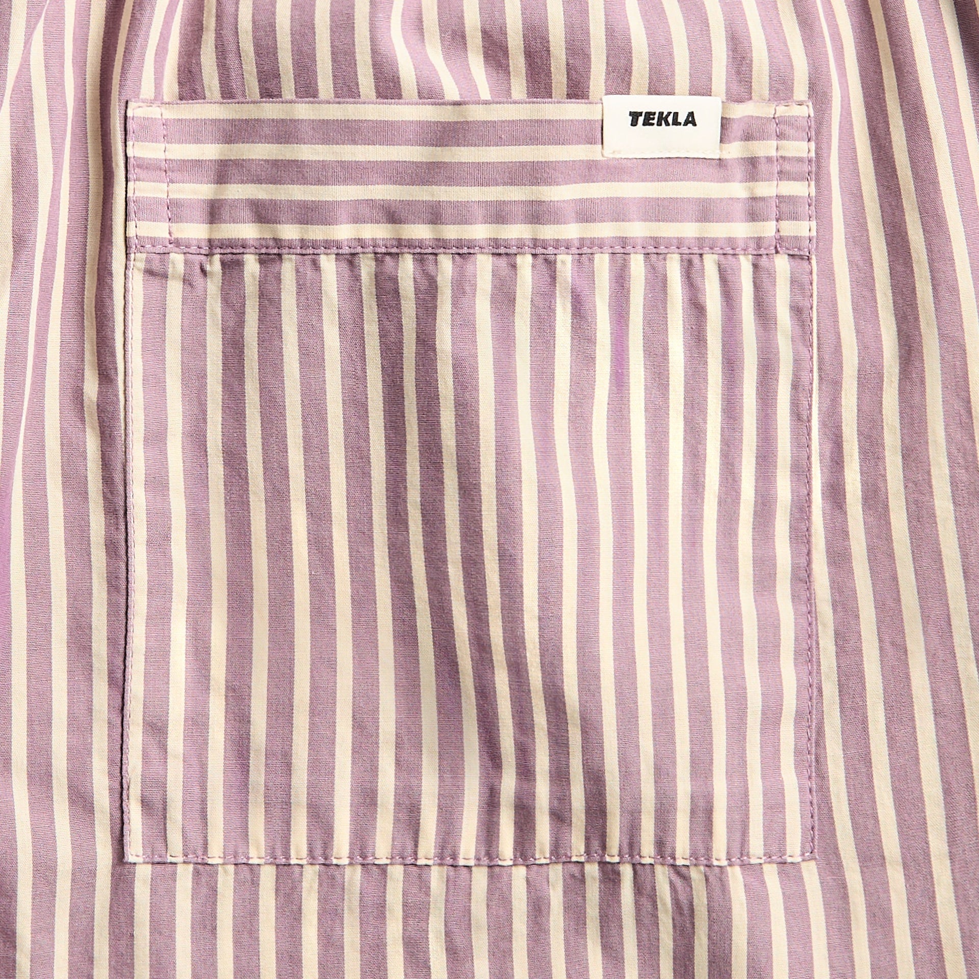 Tekla Poplin Pyjamas Pants in Skipper Stripes