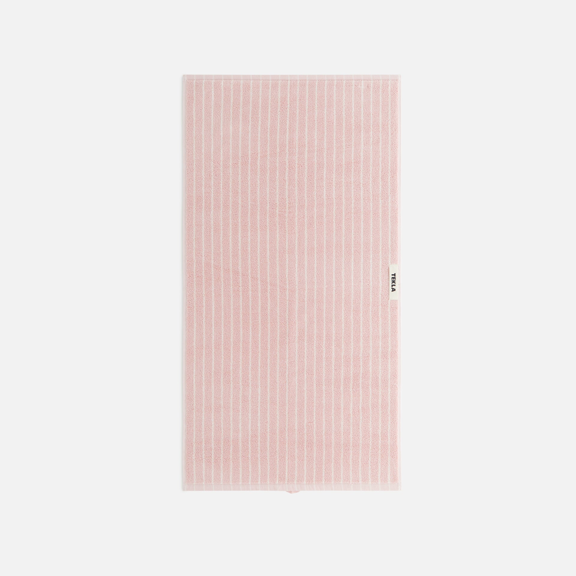 Tekla Guest Towel - Shaded Pink Stripes