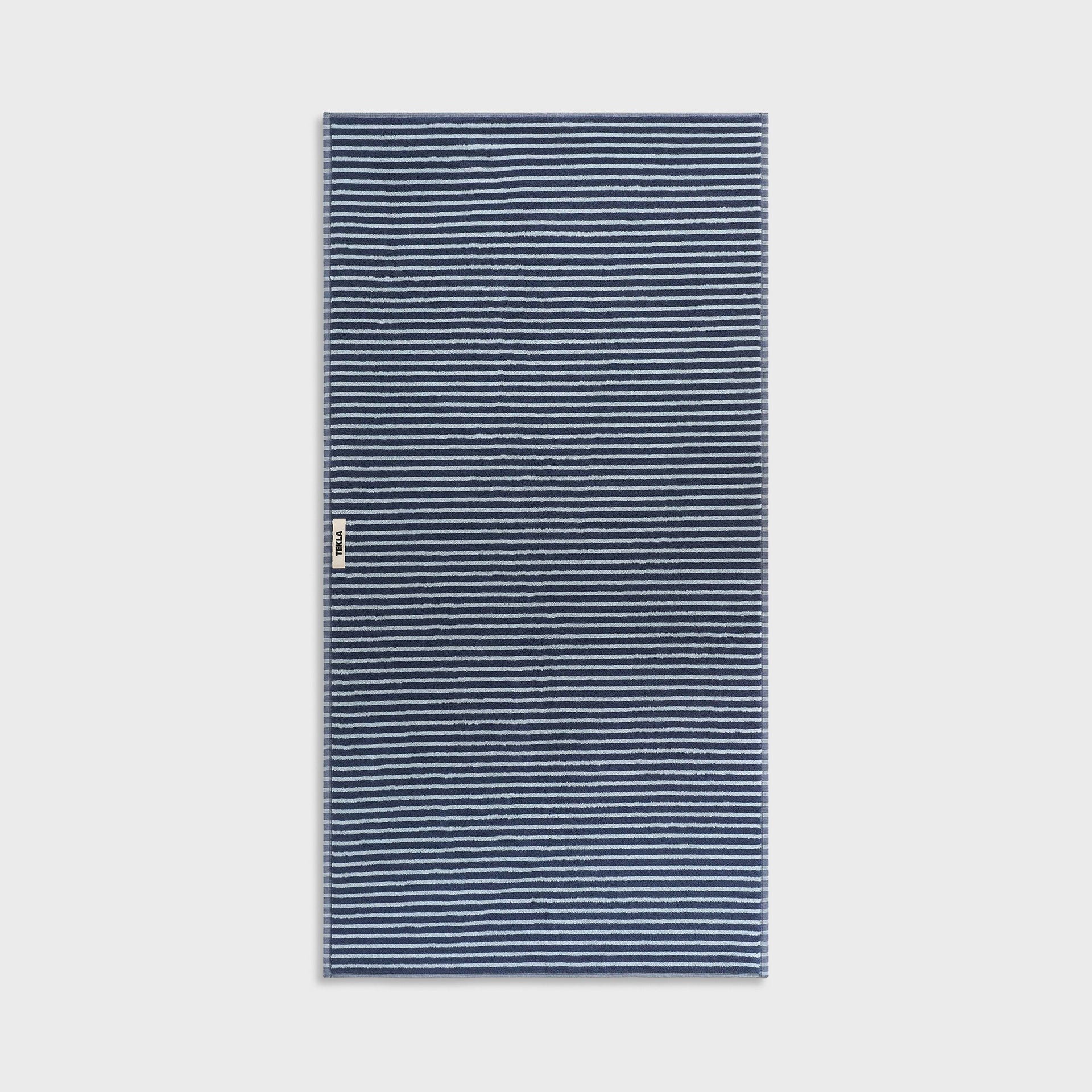 Tekla Bath Towel - River Stripes