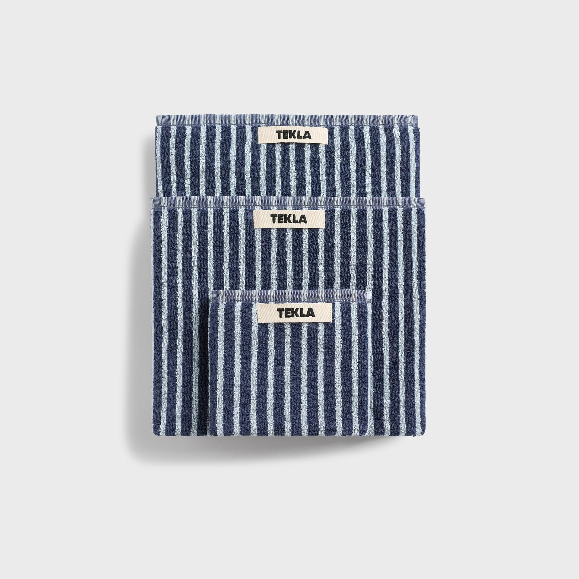 Tekla Hand Towel - River Stripes