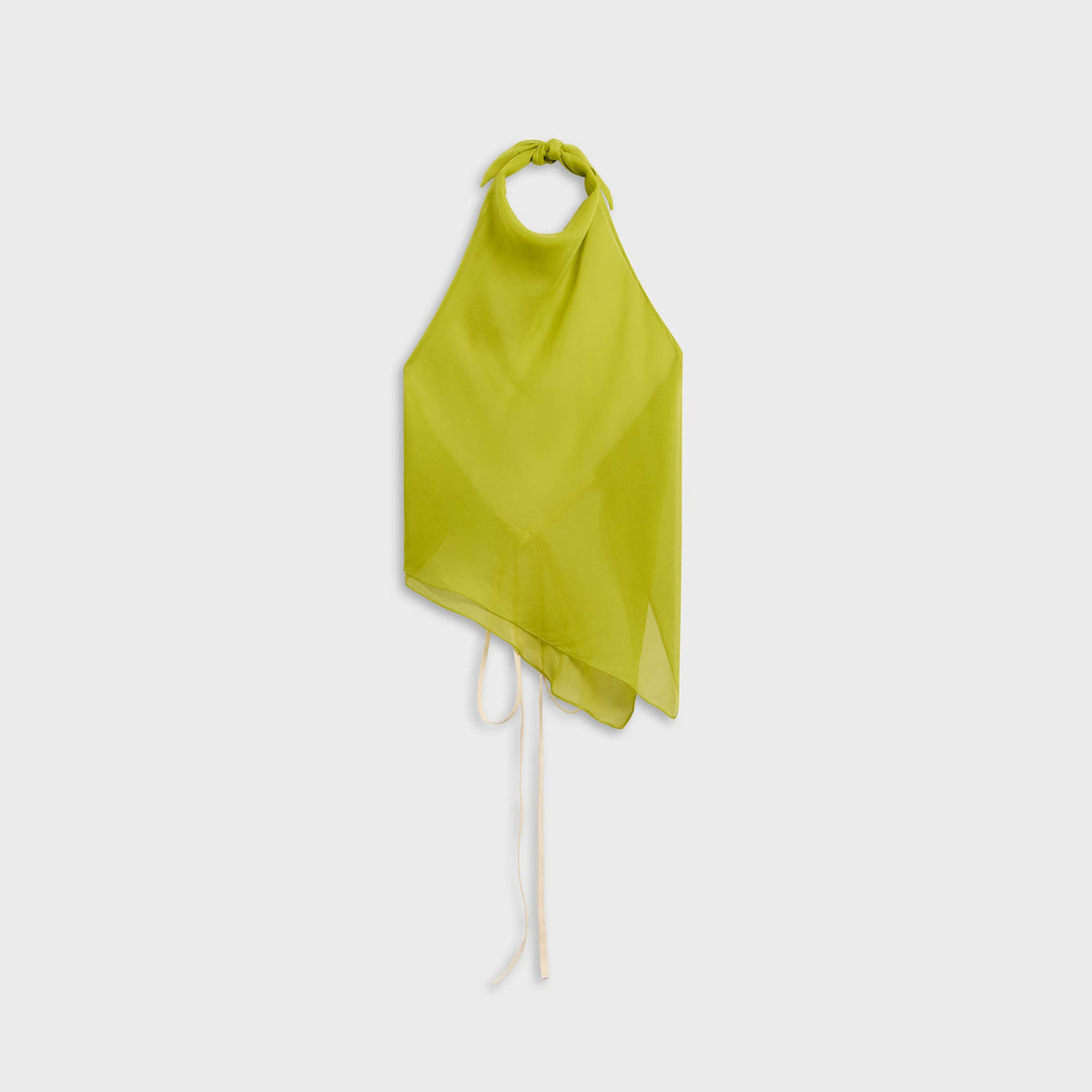 Tae Park Sheer Kite Top - Chartreuse