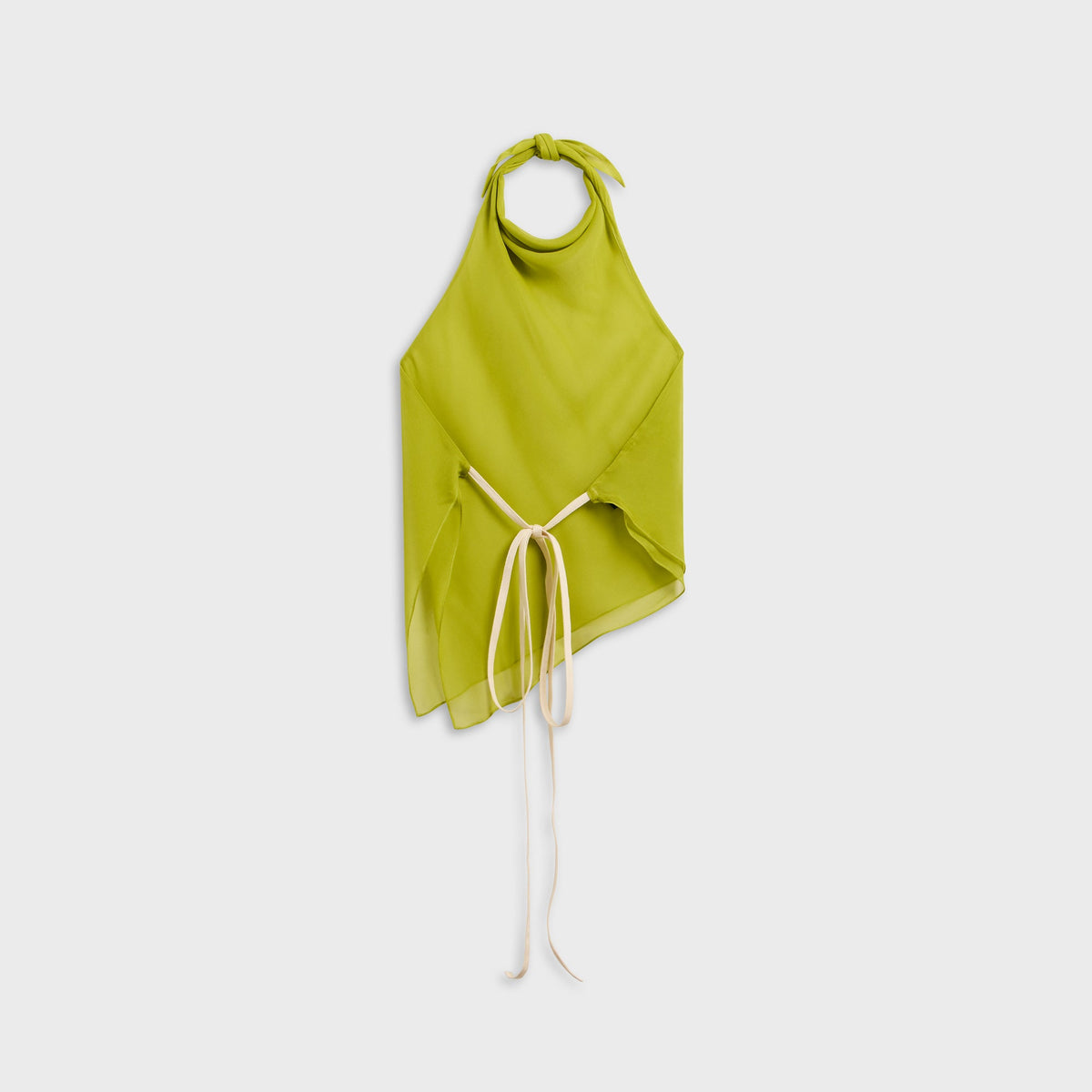 Tae Park Sheer Kite Top - Chartreuse