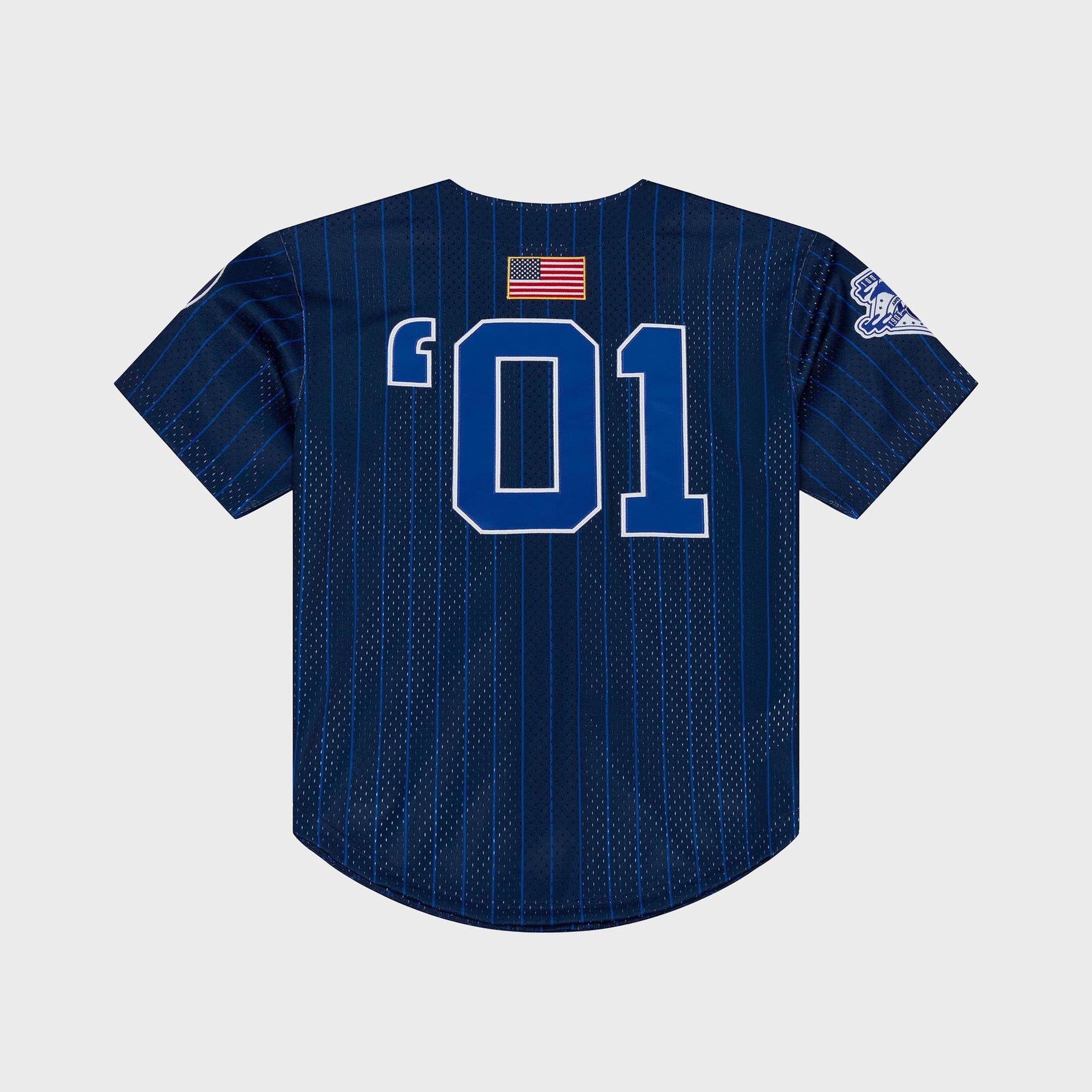 Mitchell & Ness x Jay-Z The Blueprint x New York Yankees Mesh Baseball Jersey -Navy