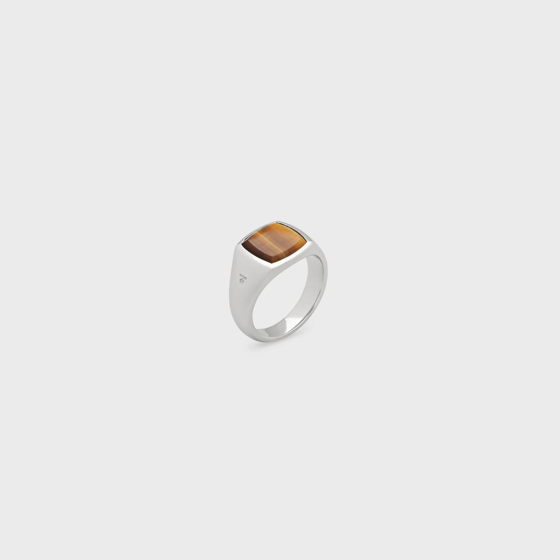 Tom Wood Kay Ring Tiger Eye 62" - Silver