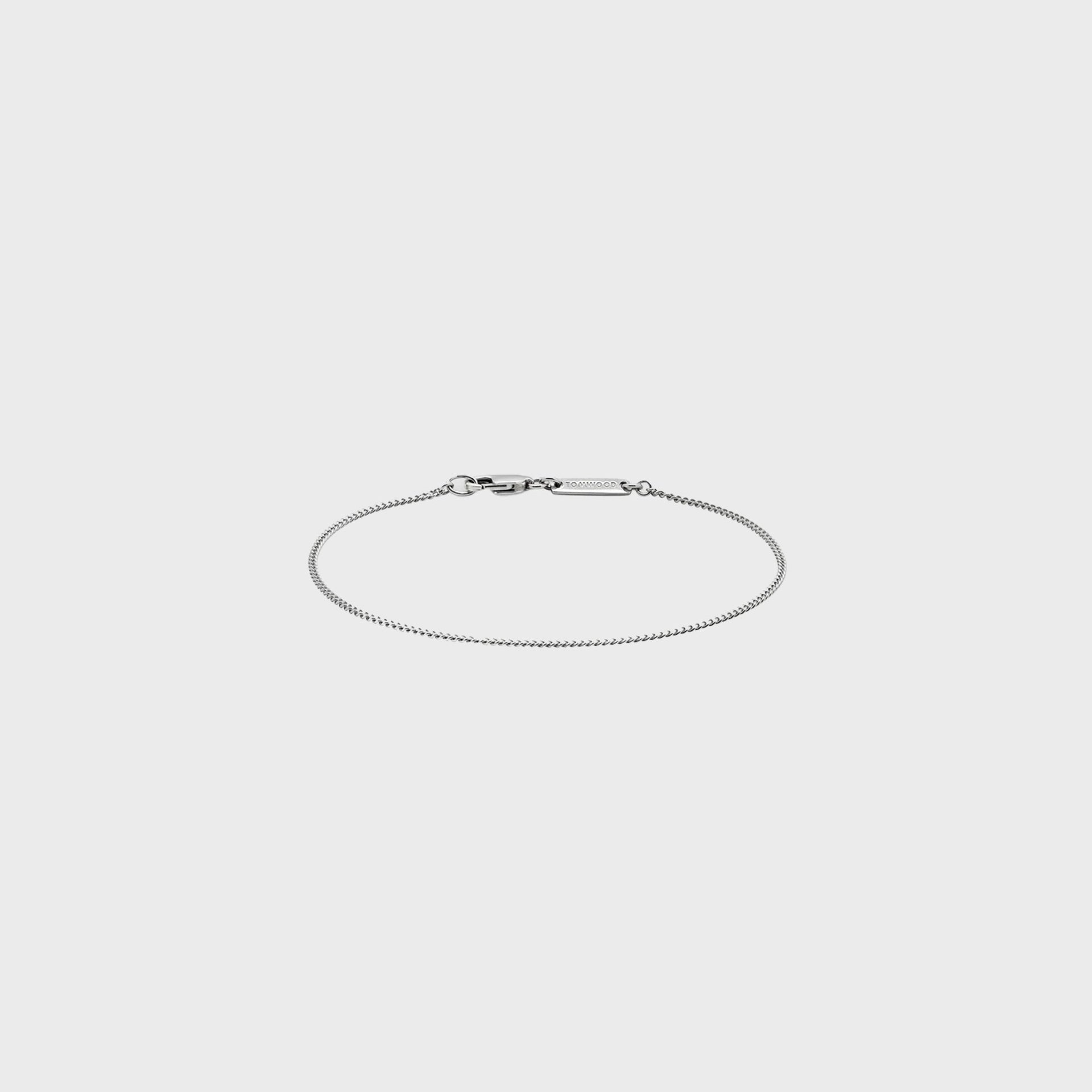 Tom Wood Jil Bracelet 7" - Silver