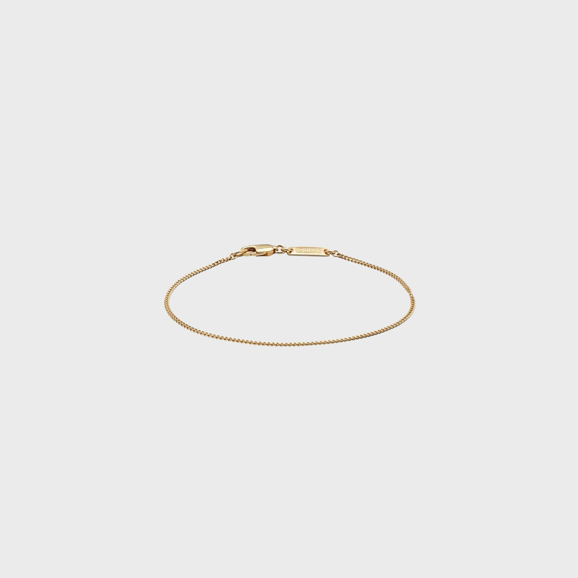 Tom Wood Jil Bracelet 7" - Gold