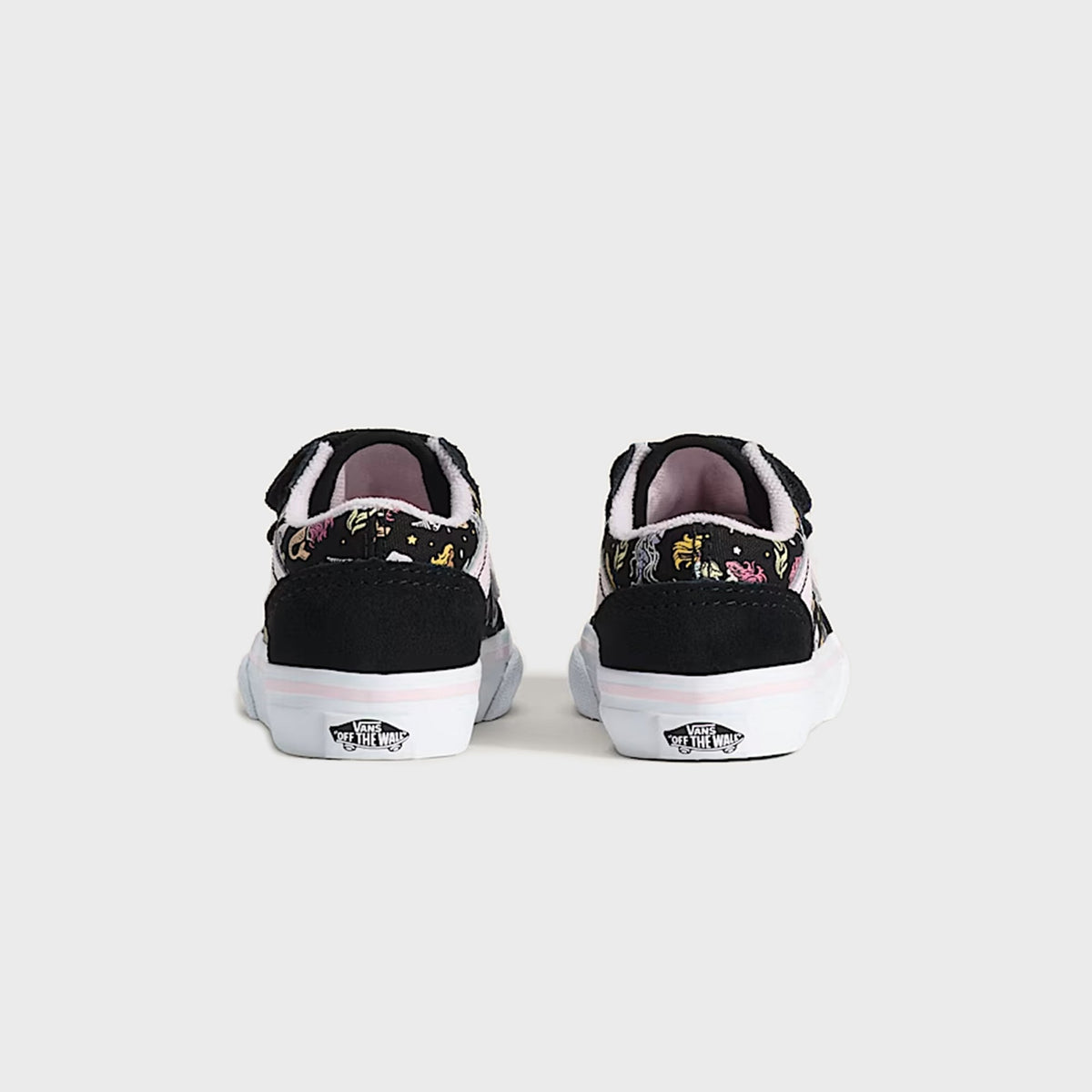 VANS TD Old Skool V - Glow-in-the-Dark Black / Pastel Pink