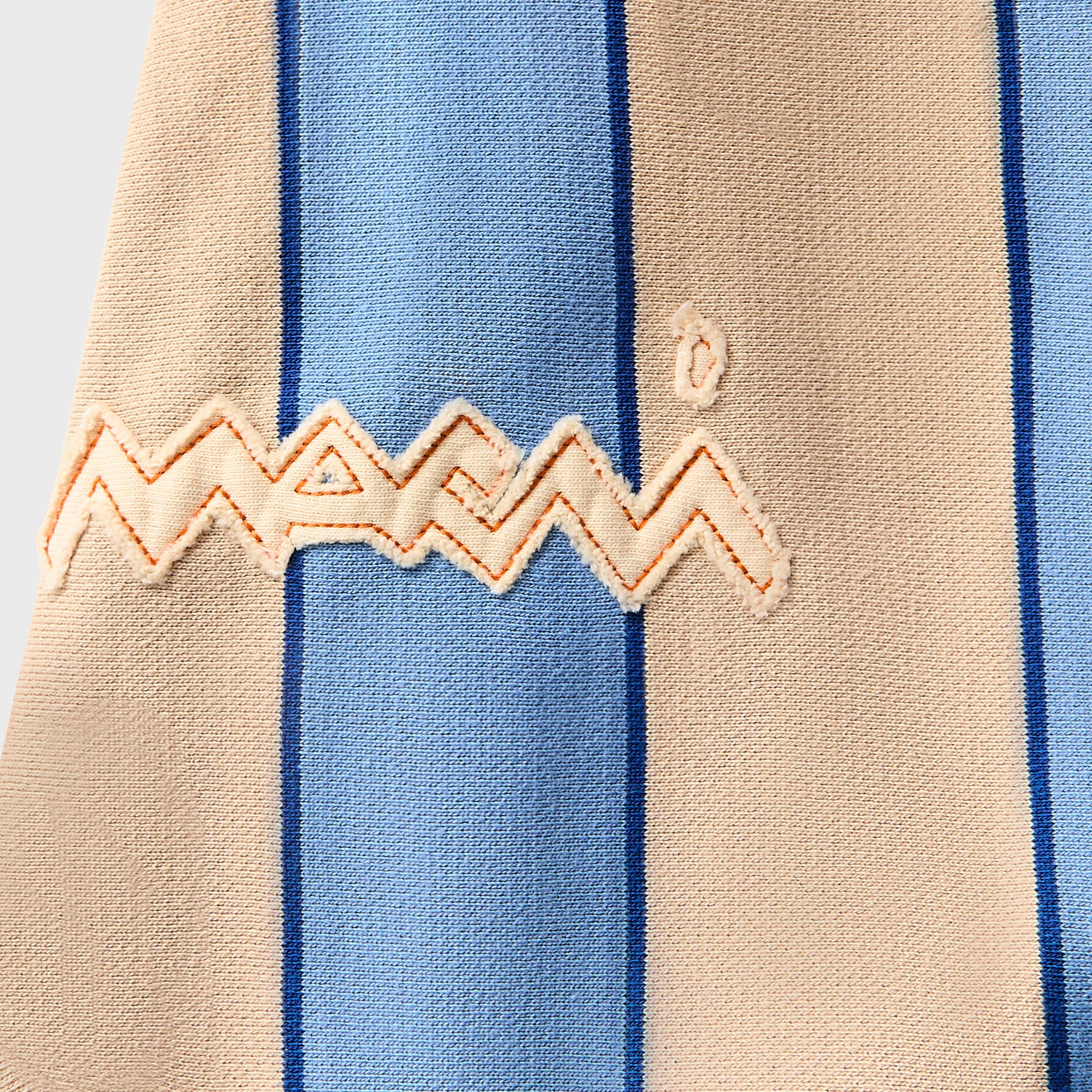 Marni Striped Yarn Dyed Sweatshirt - Blue Lilac