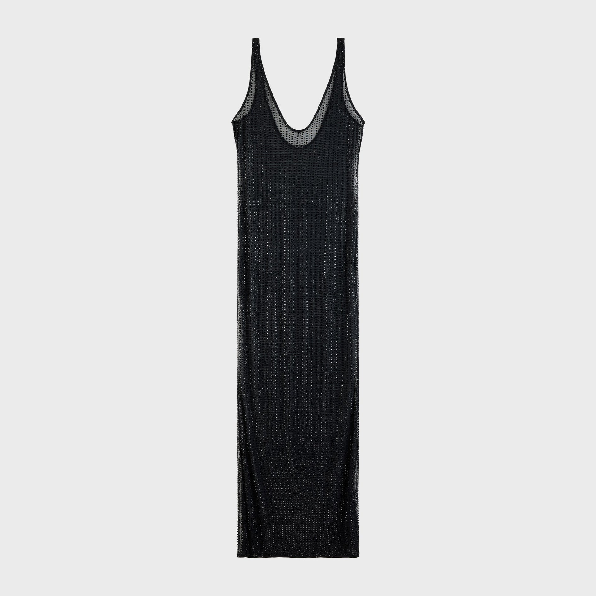 Venuja Crystal Maxi Dress - Black