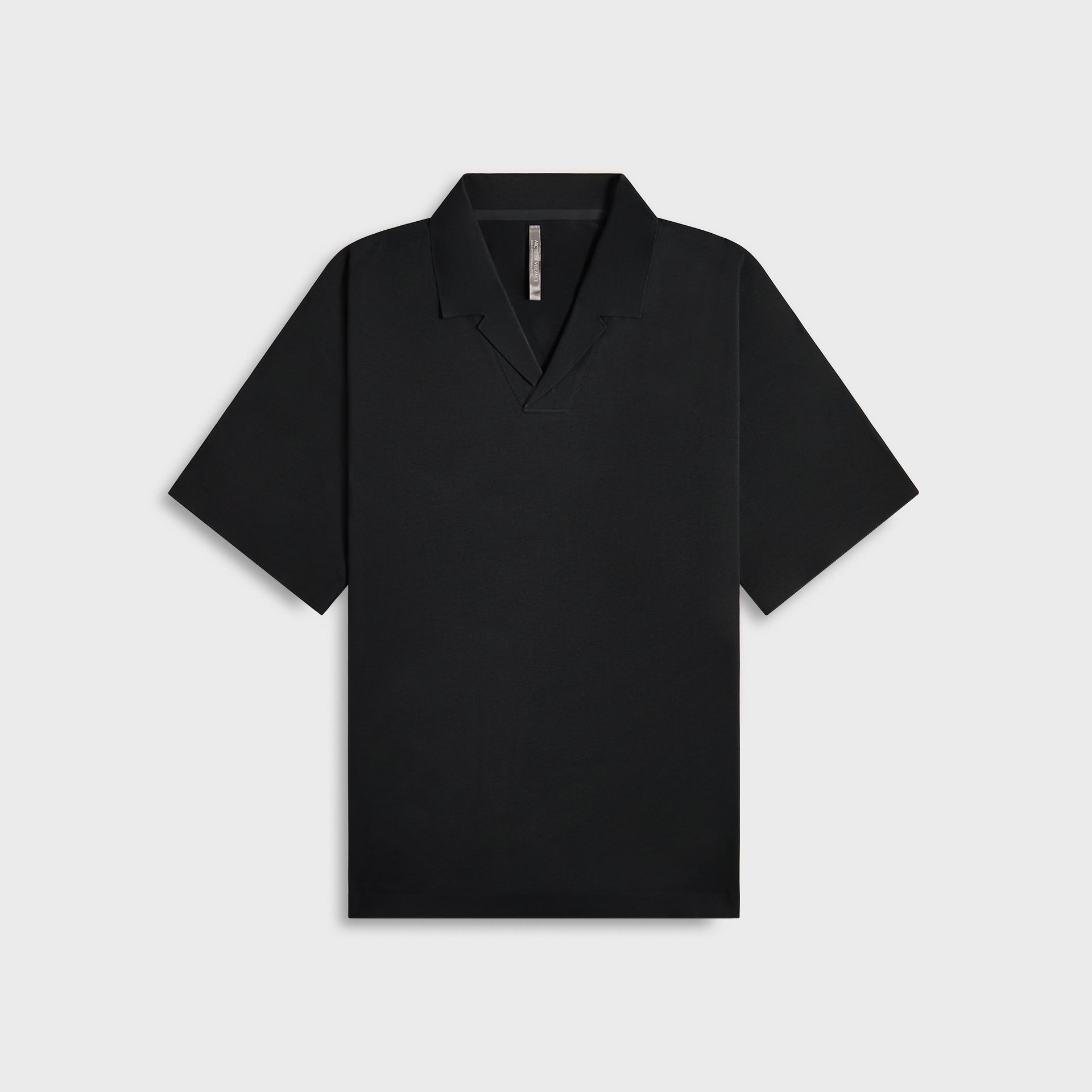 Veilance Metron Short Sleeve Polo Shirt - Black