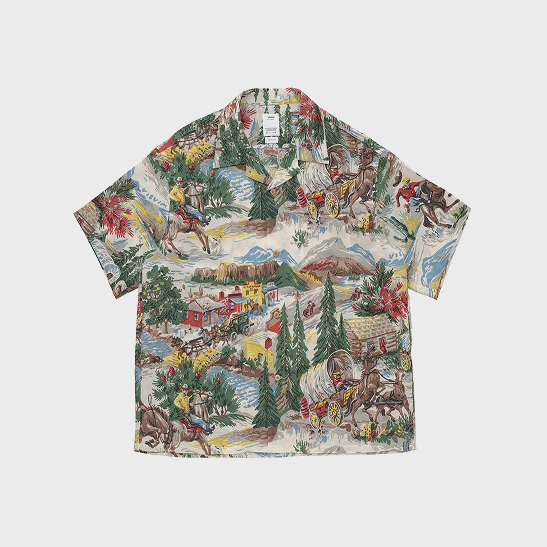 Visvim Crosby Washi Chirimen Shirt - Ivory