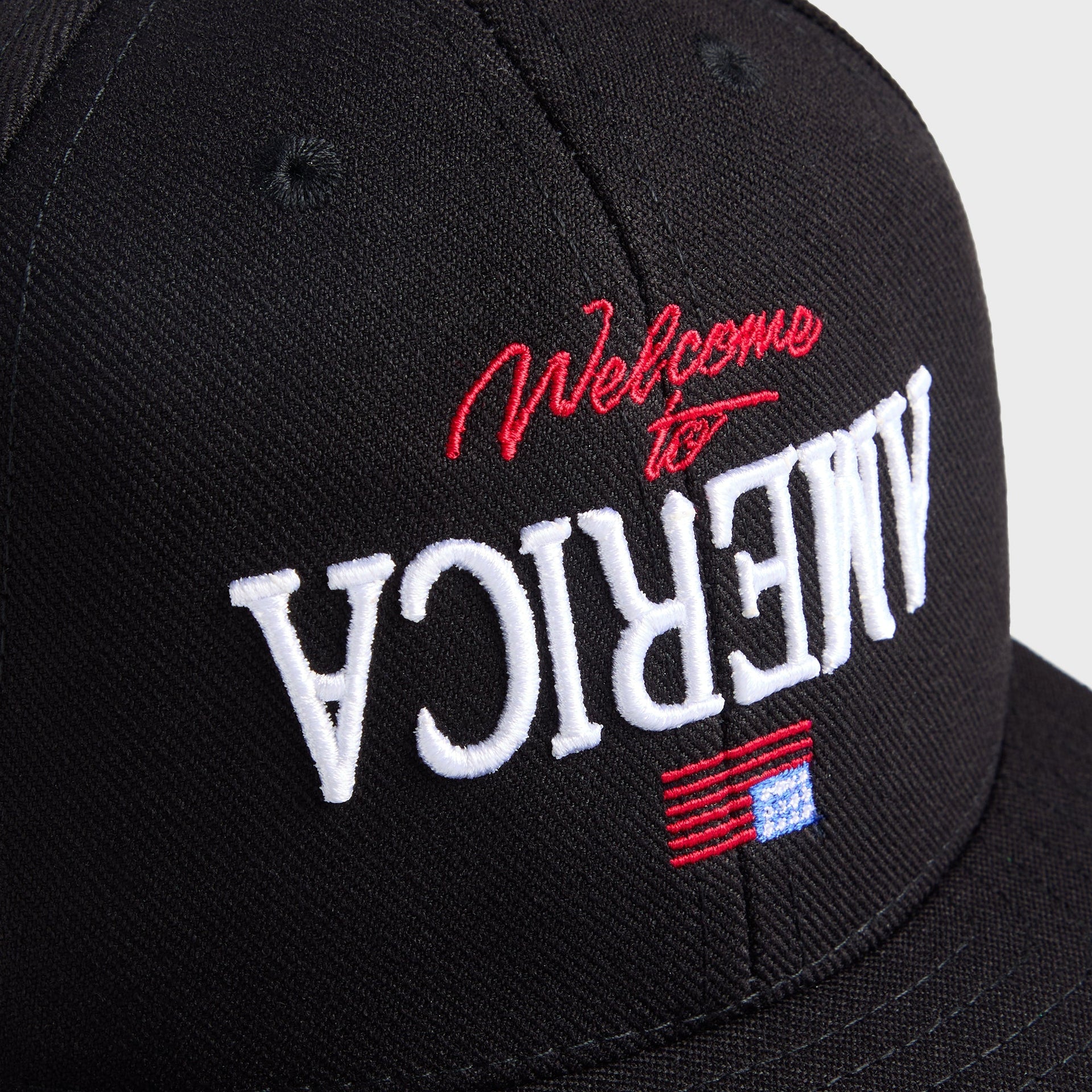 Willy Chavarria Welcome To America Cap - Black