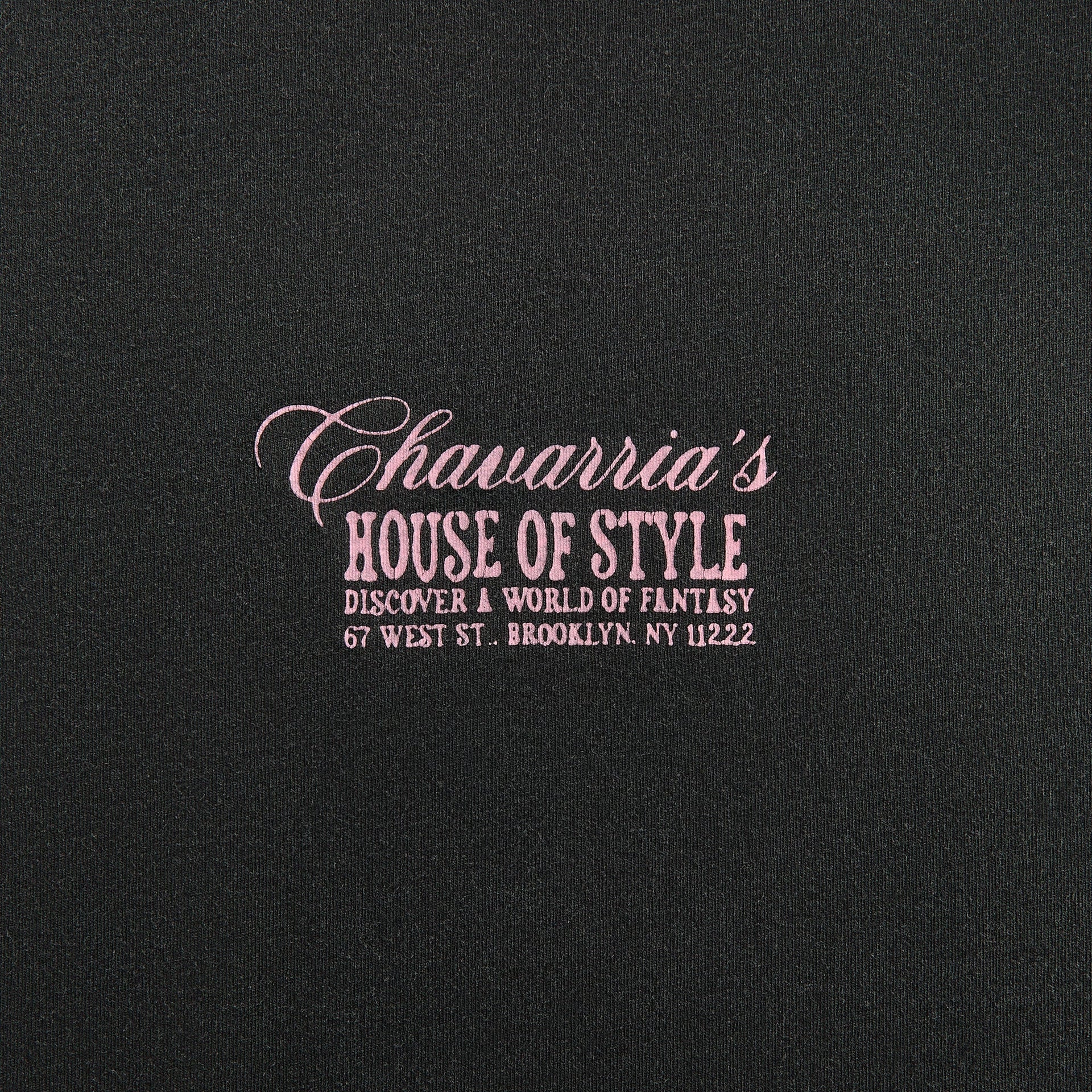 Willy Chavarria House Of Style Easy Tee - Black