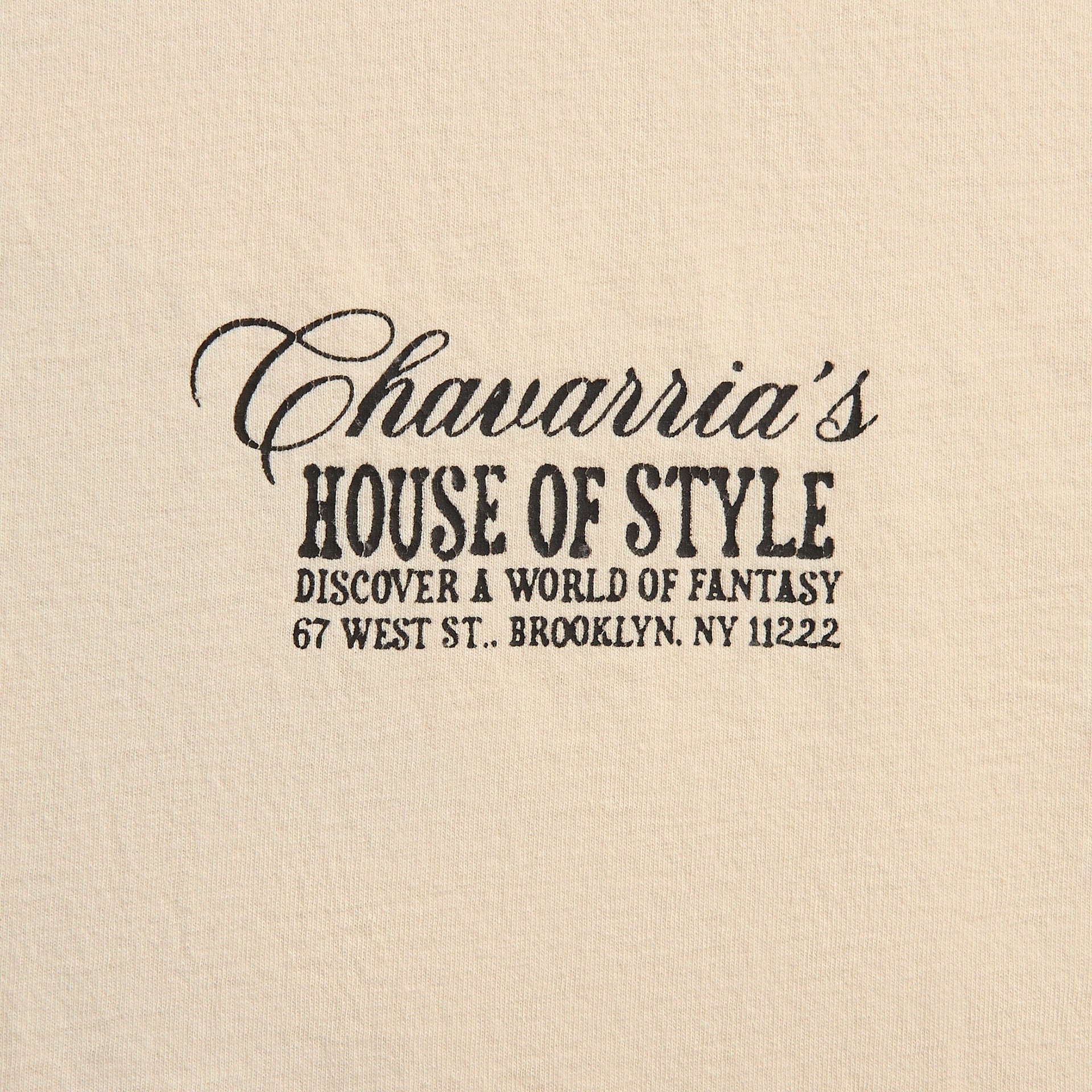 Willy Chavarria House Of Style Easy Tee - Masa