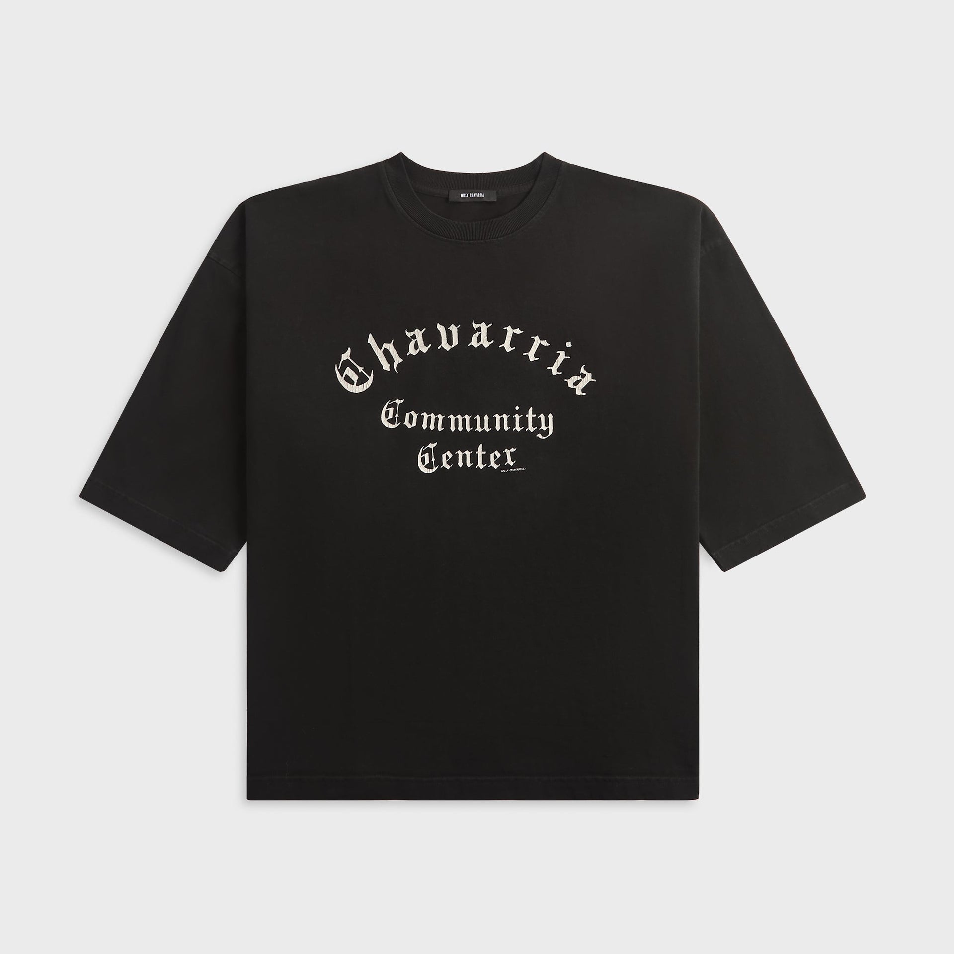 Willy Chavarria Chavarria Community Center Buffalo Tee - Black Beauty