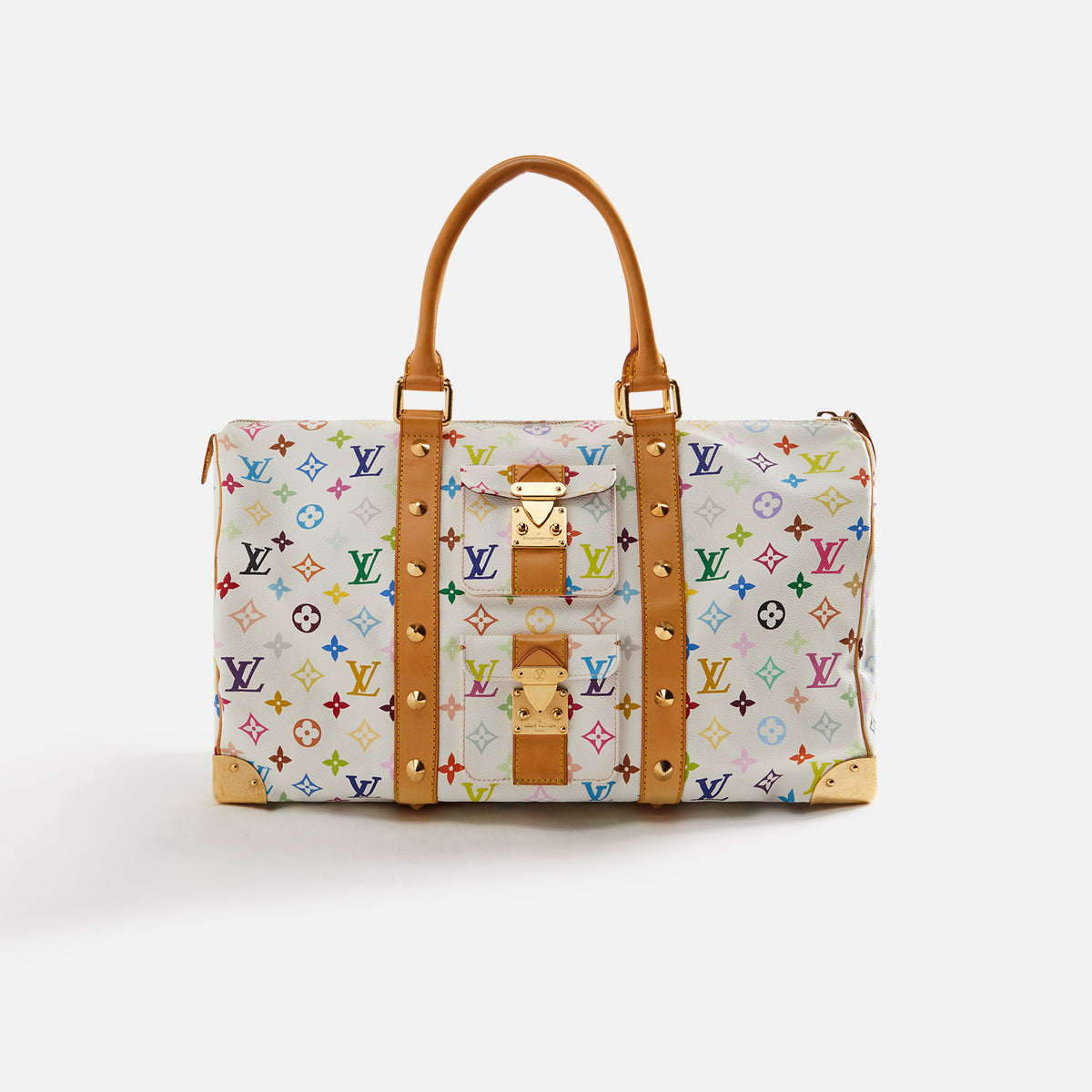 WGACA Louis Vuitton Keepall 45 - White Multi