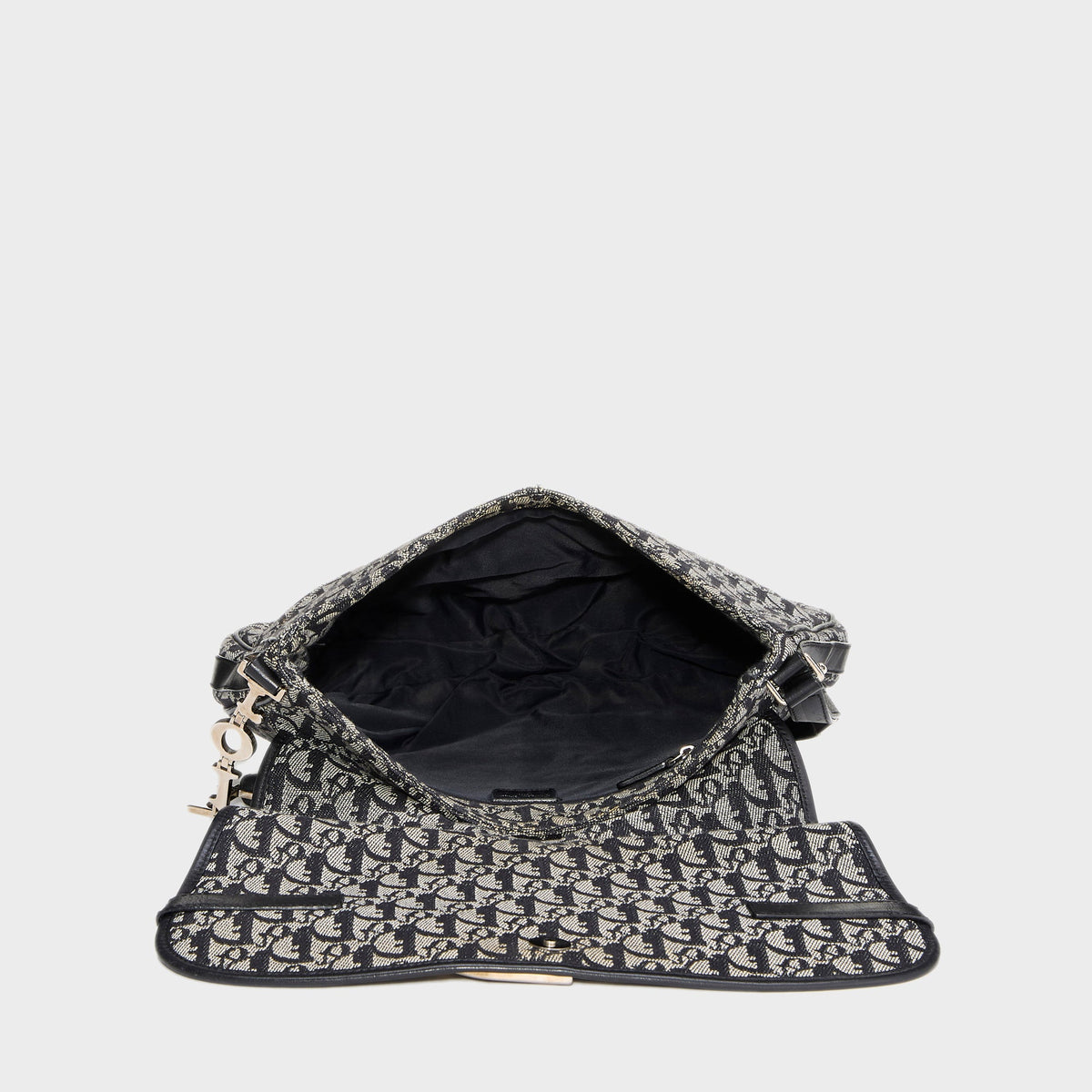 WGACA Christian Dior Vintage Trotter Flap Messenger Bag - Blue