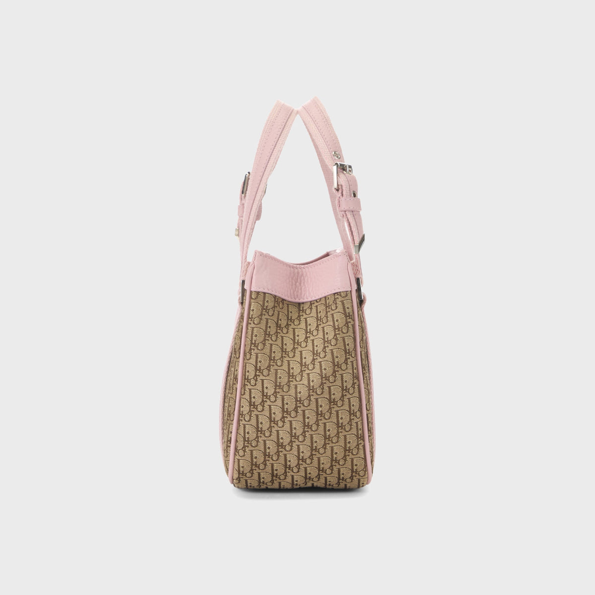 WGACA Christian Dior Monogram Trotter Street Chic Mini Tote Bag - Pink