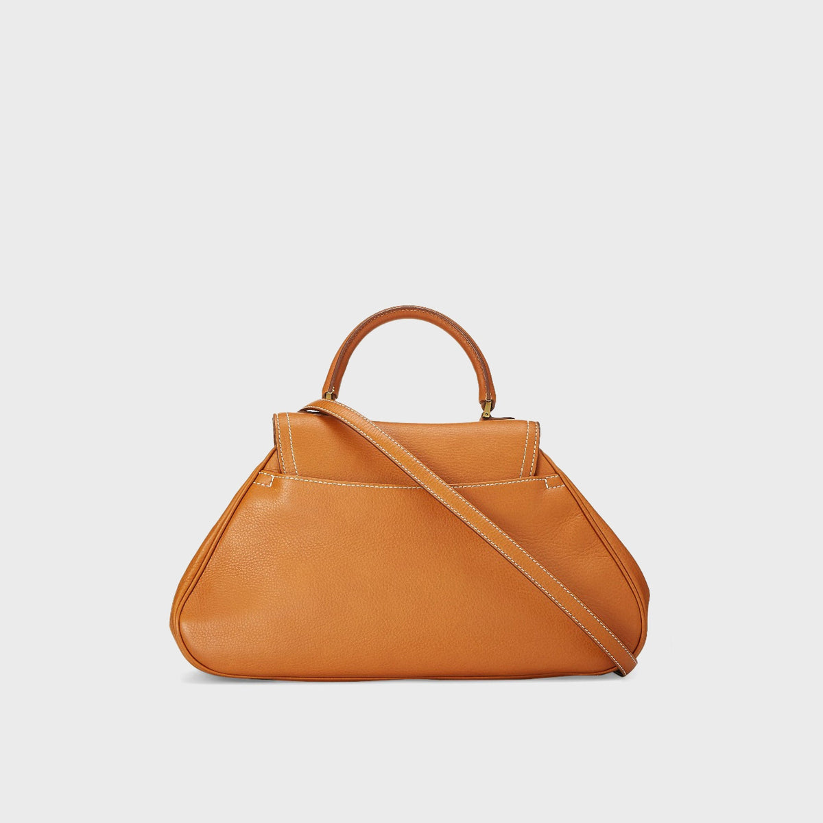 WGACA Christian Dior Saddle Bowler Bag - Tan