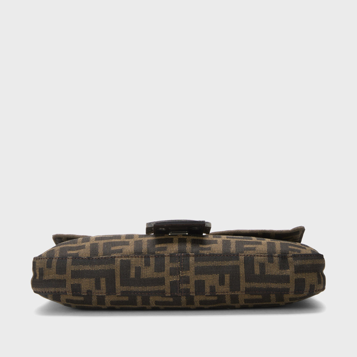 WGACA Fendi Zucca Canvas Baguette Bag - Brown