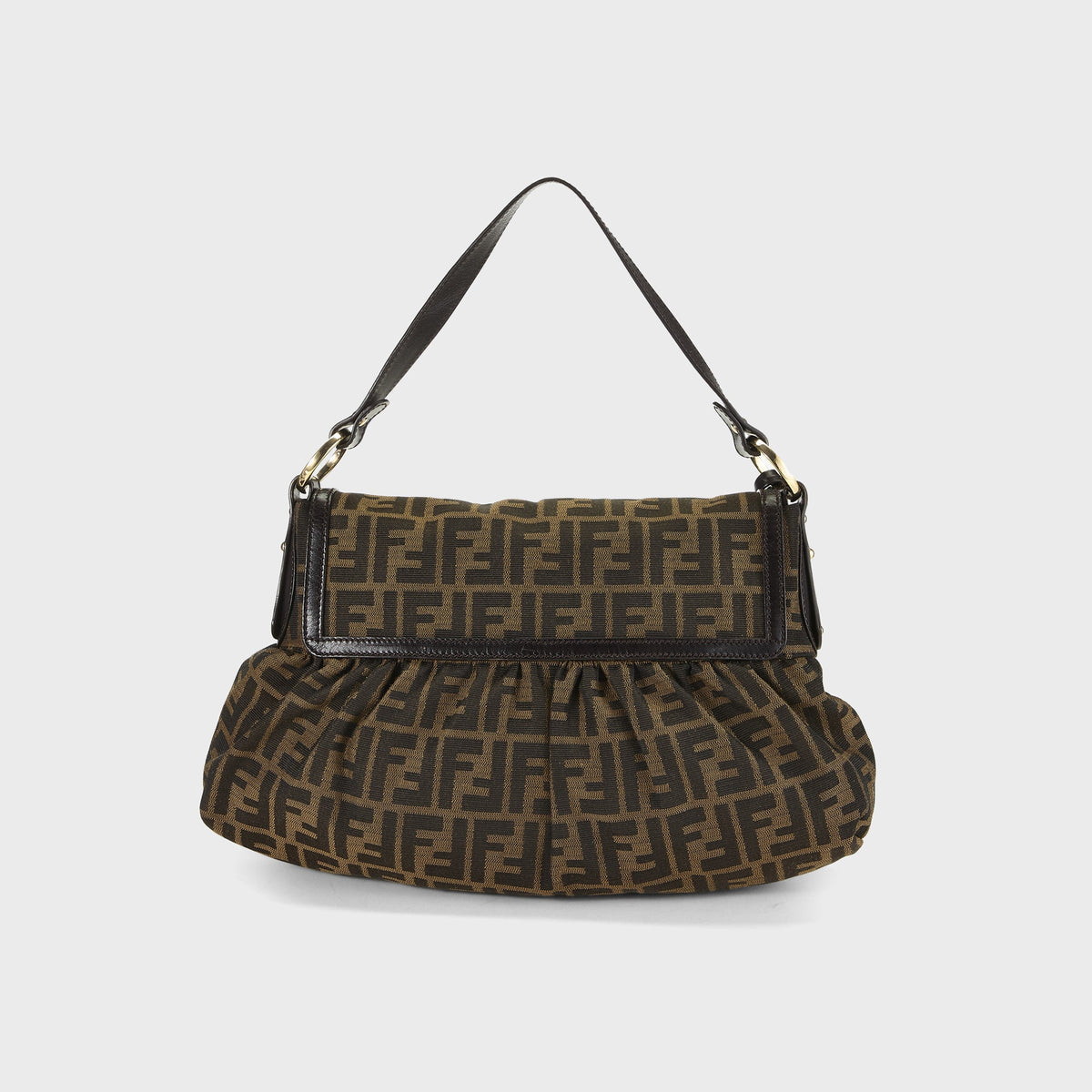 WGACA Fendi Zucca Chef Shoulder Bag - Brown