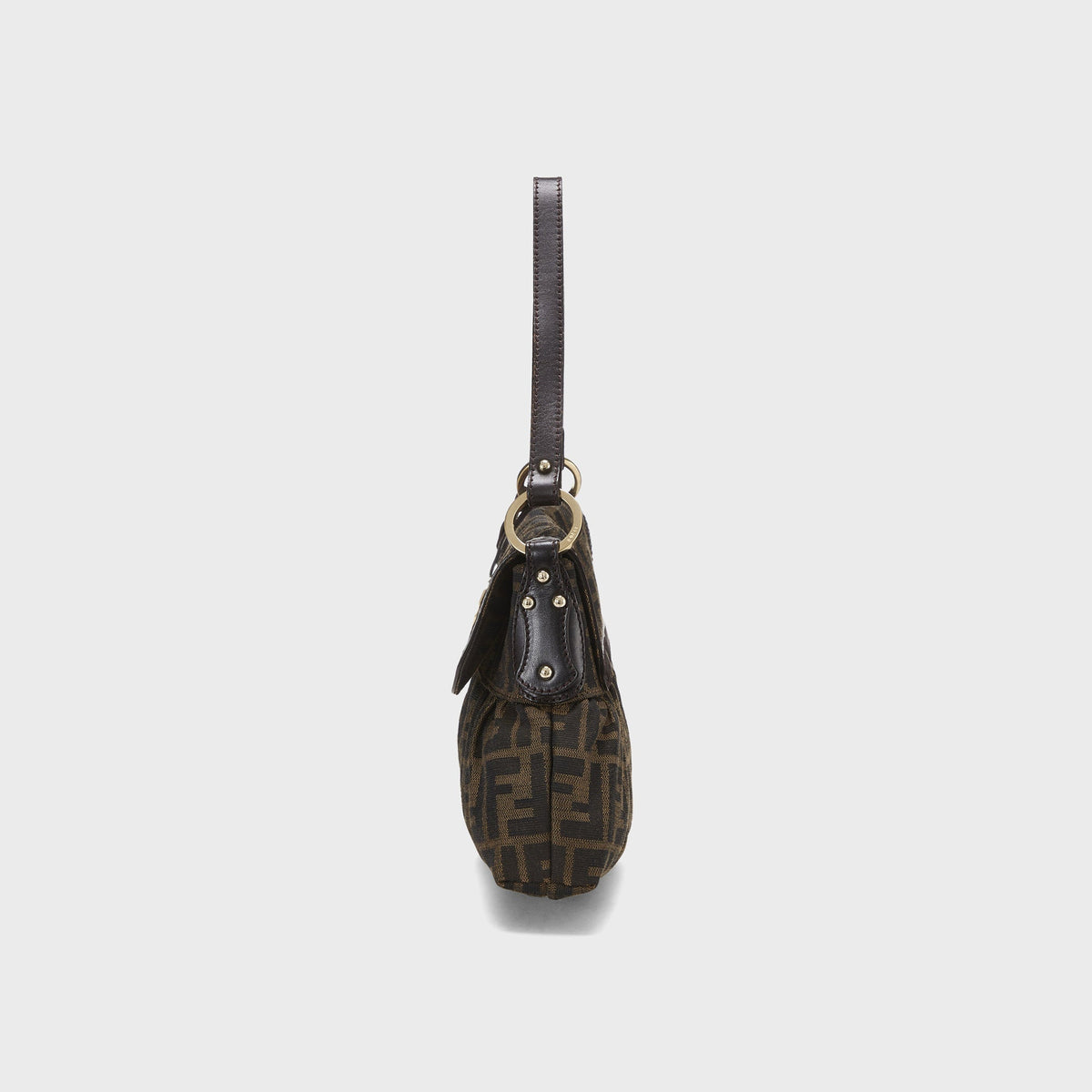 WGACA Fendi Zucca Chef Shoulder Bag - Brown