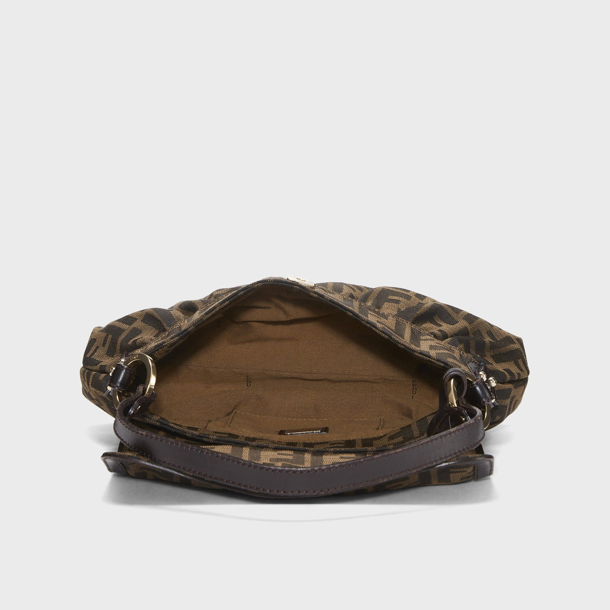 WGACA Fendi Zucca Chef Shoulder Bag - Brown