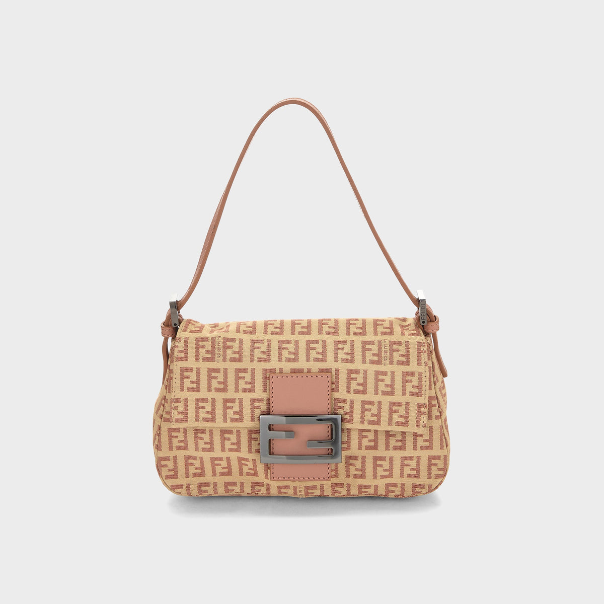 WGACA Fendi Zucchino Mini Mamma Shoulder Bag - Pink