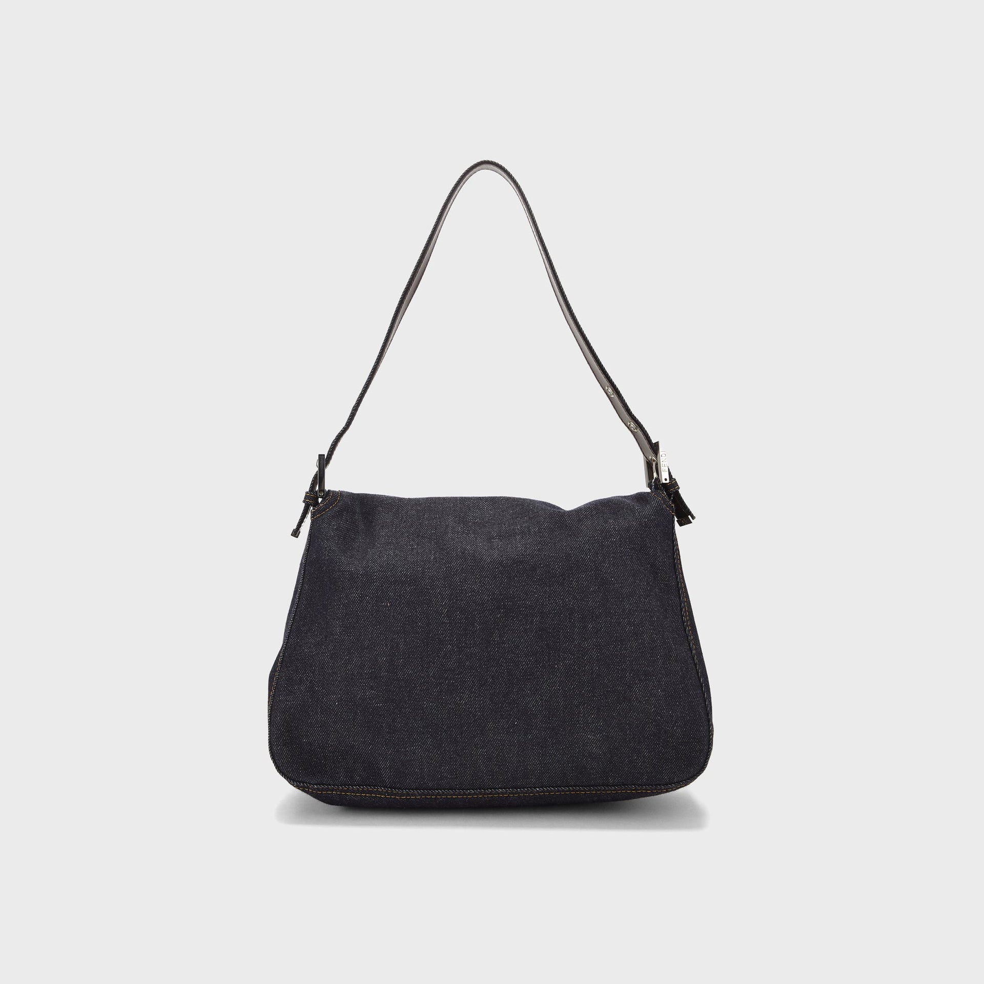 WGACA Fendi Denim Mama Baguette Bag - Blue