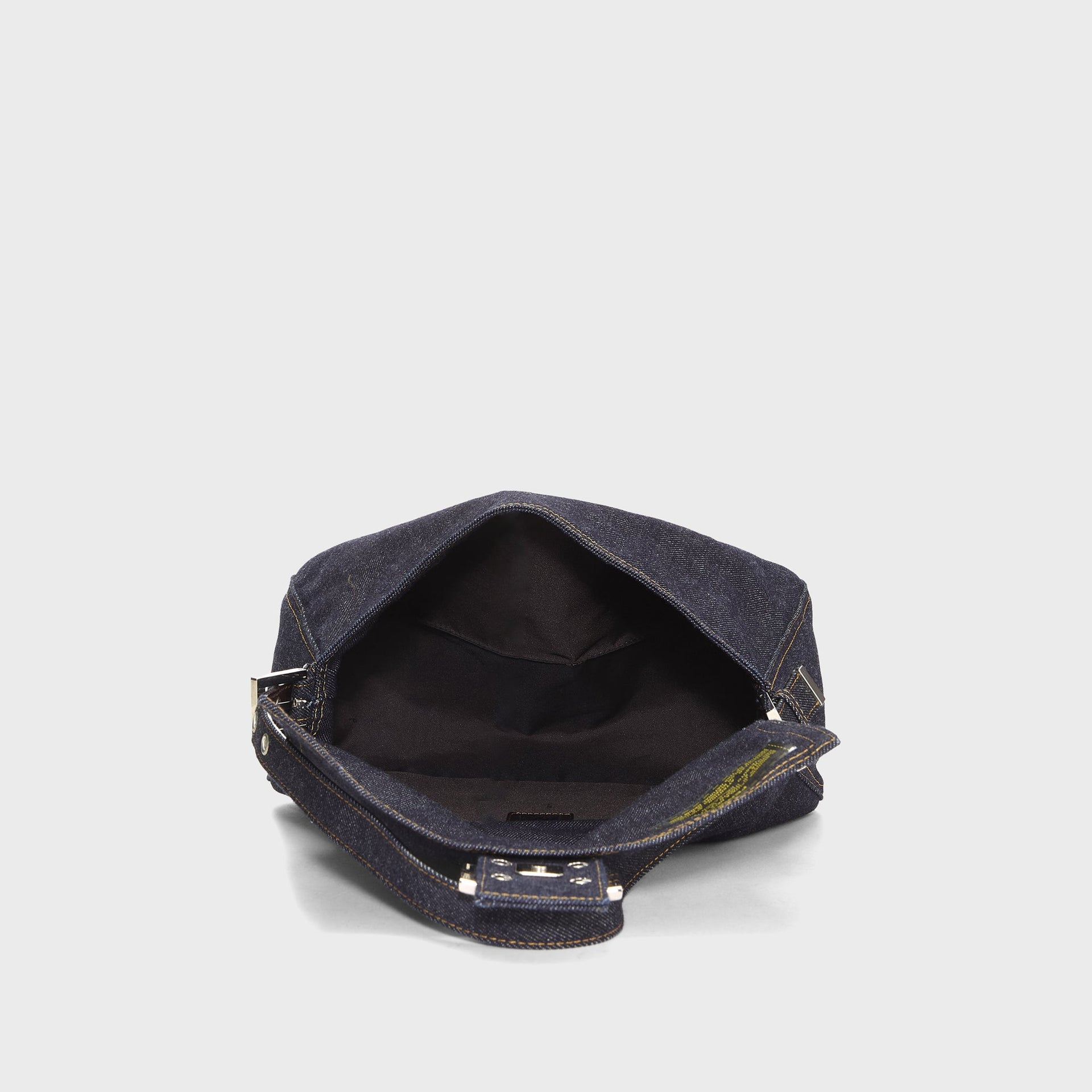 WGACA Fendi Denim Mama Baguette Bag - Blue