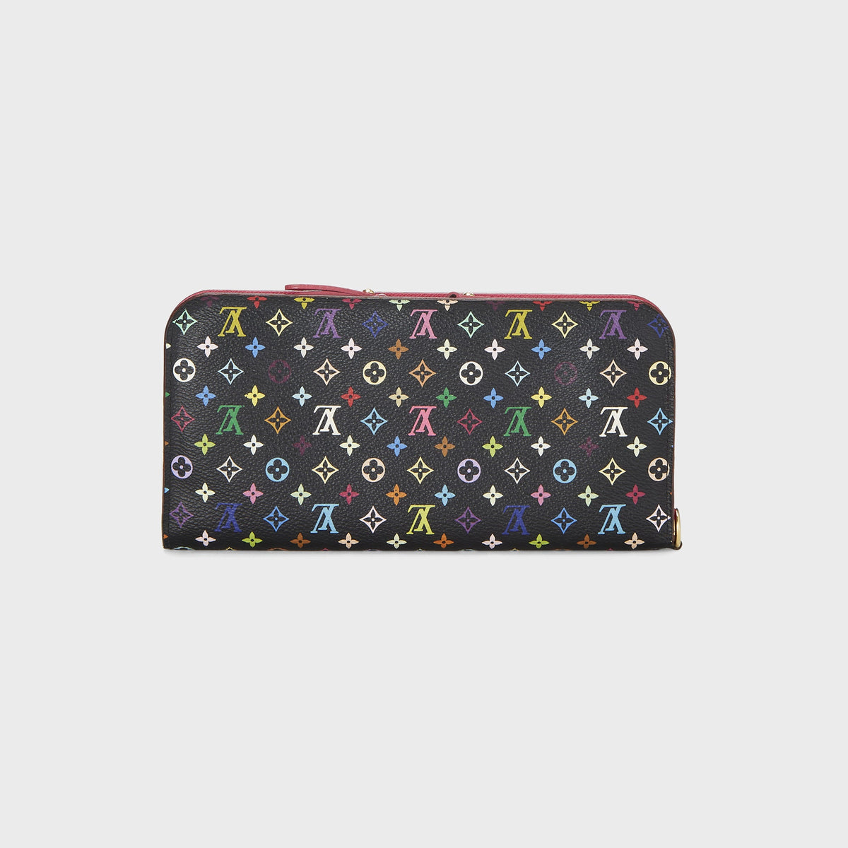 WGACA Louis Vuitton x Takashi Murakami Monogram Zippy Wallet - Black / Multi