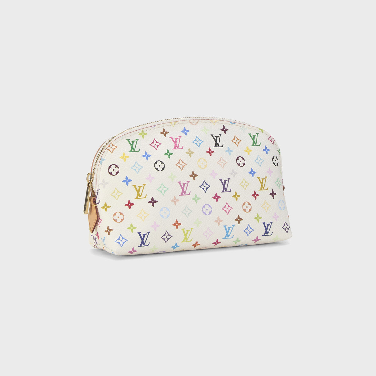 WGACA Louis Vuitton x Takashi Murakami Pochette Cosmetic PM Bag - White / Multi