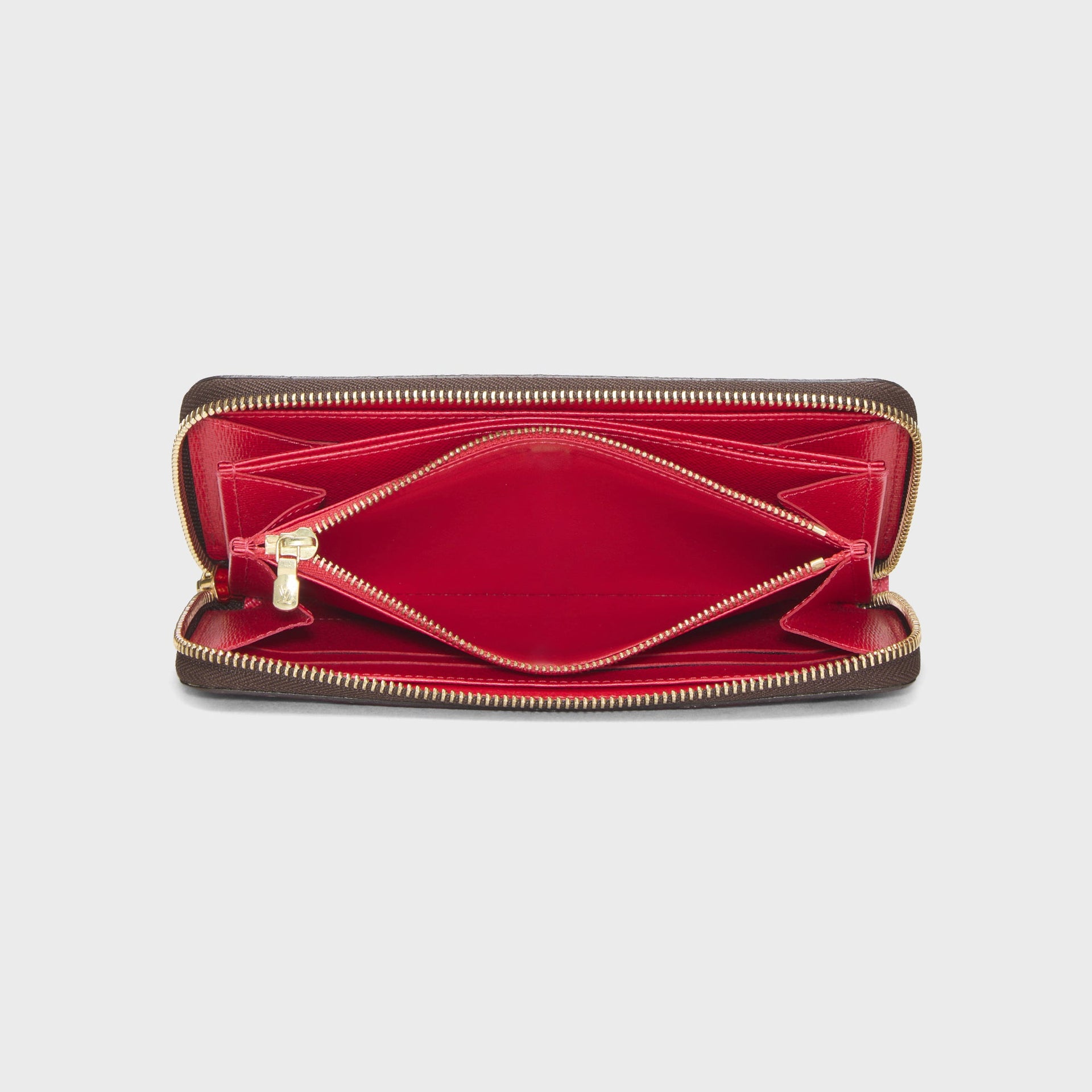 WGACA Louis Vuitton x Yayoi Kusama Red Dots Infinity Zippy Continental Wallet - Red / Black