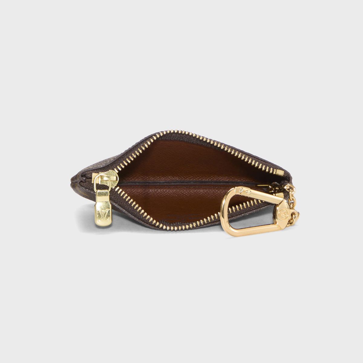 WGACA Louis Vuitton Monogram Key Pouch - Brown