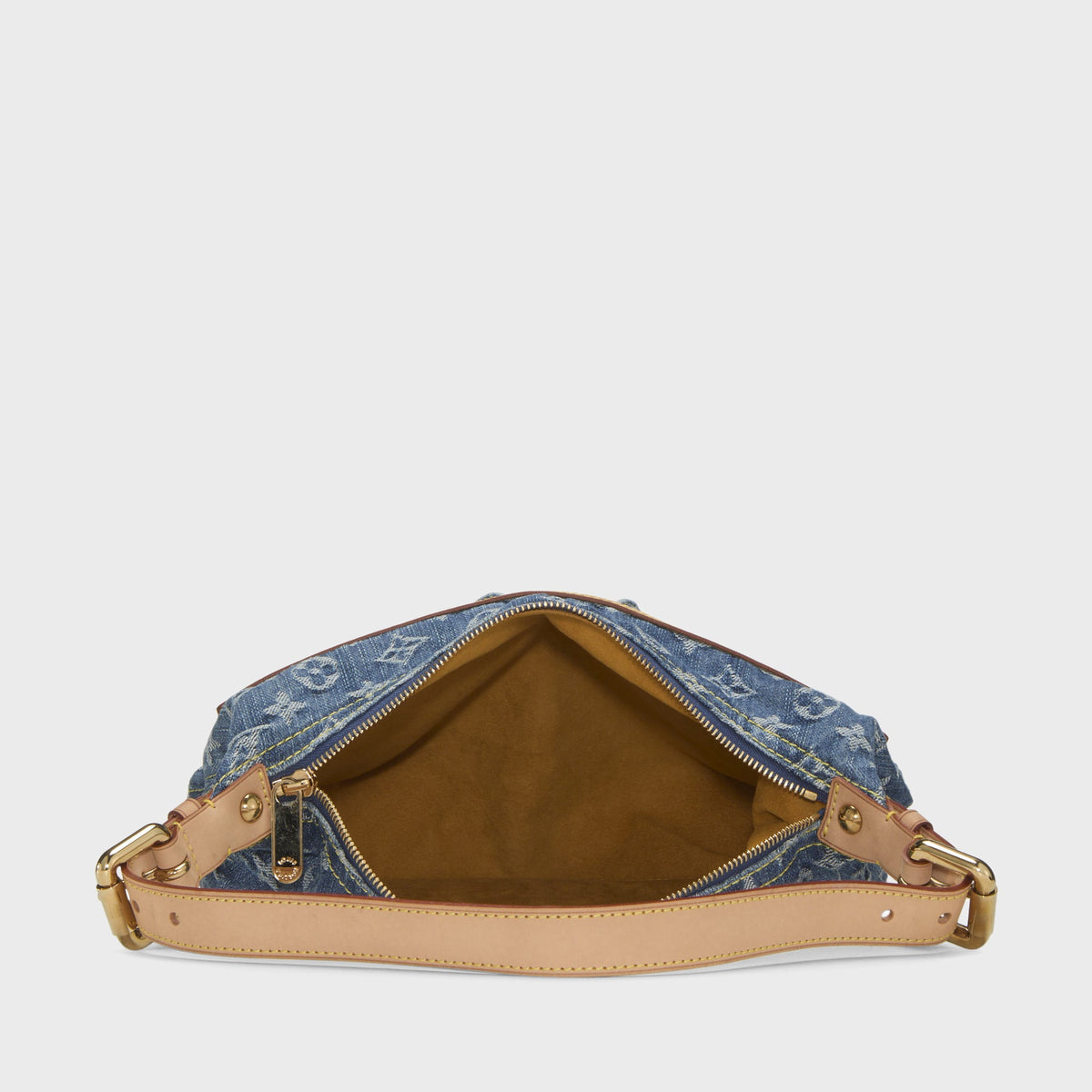 WGACA Louis Vuitton Monogram Denim Baggy PM Bag - Blue